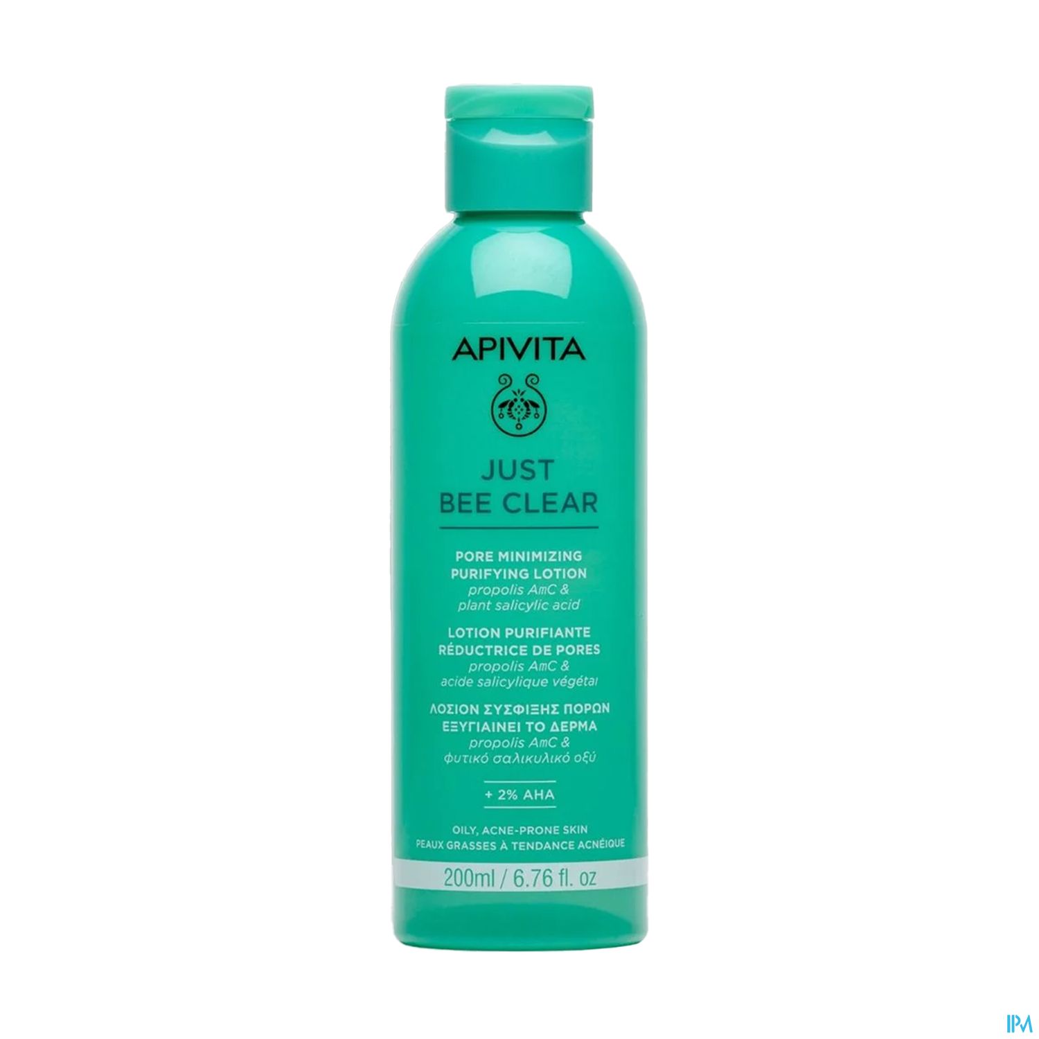 Apivita Just Bee Clear Lotion Purifiante Reductrice De Pores 200ml