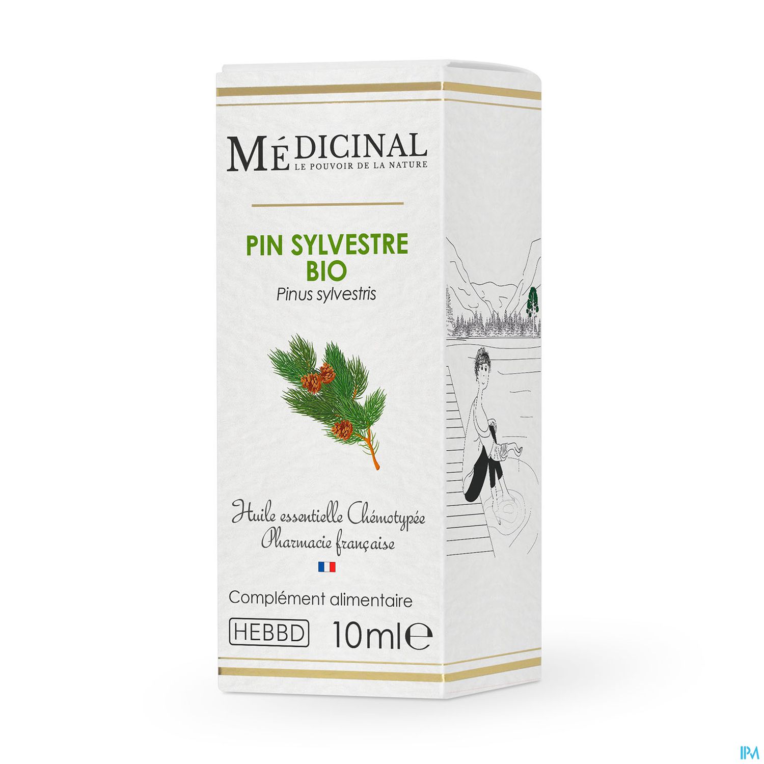 Medicinal Huile Essentielle Pin Sylvestre Bio 10ml