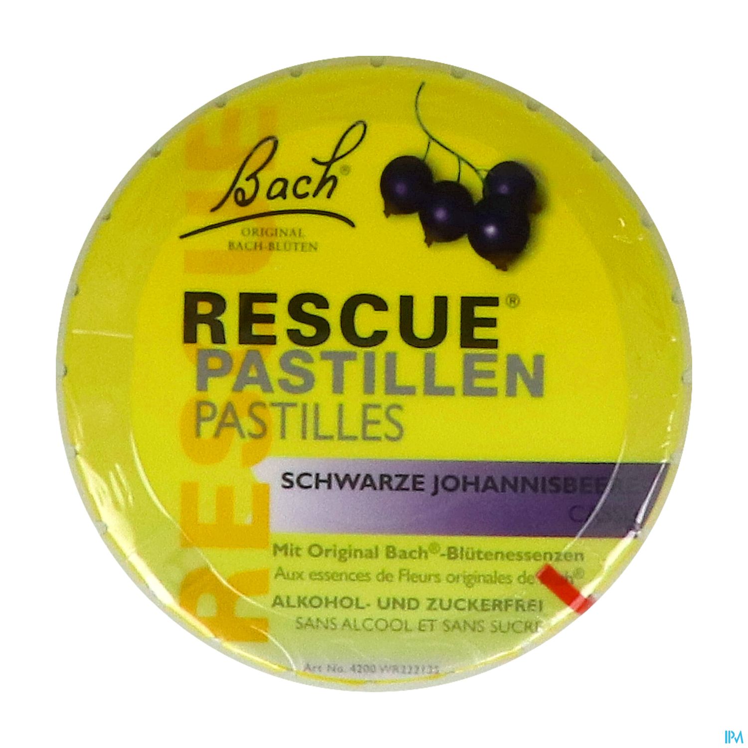 RESCUE PASTILLE CASSIS 50G