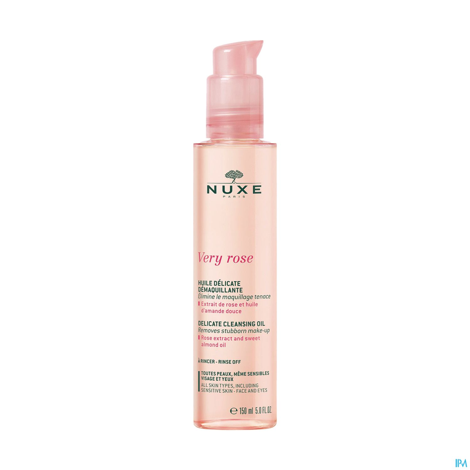 Nuxe Very Rose Huile Delicate Demaquillante 150ml