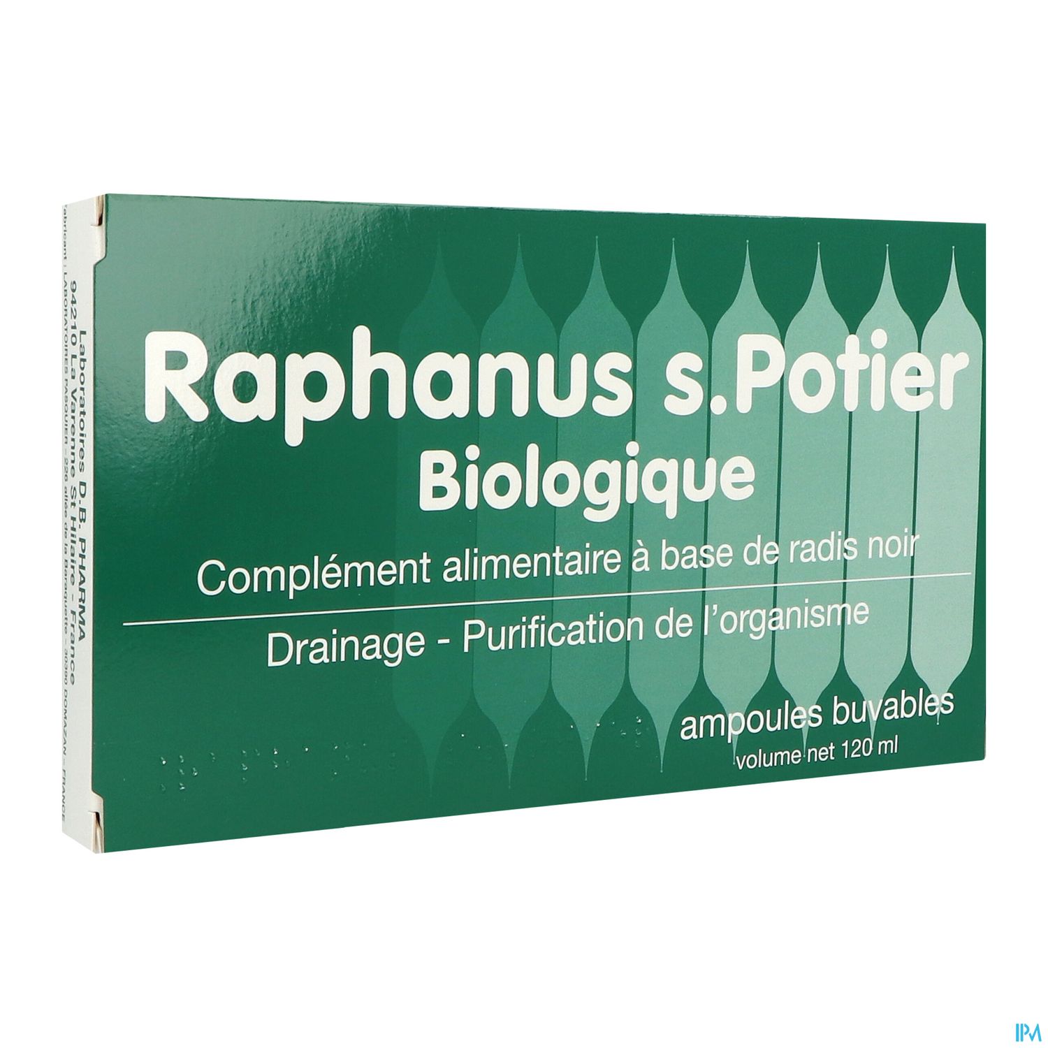 Raphanus S Potier Bio Solution Buvable Ampoule 10ml 12