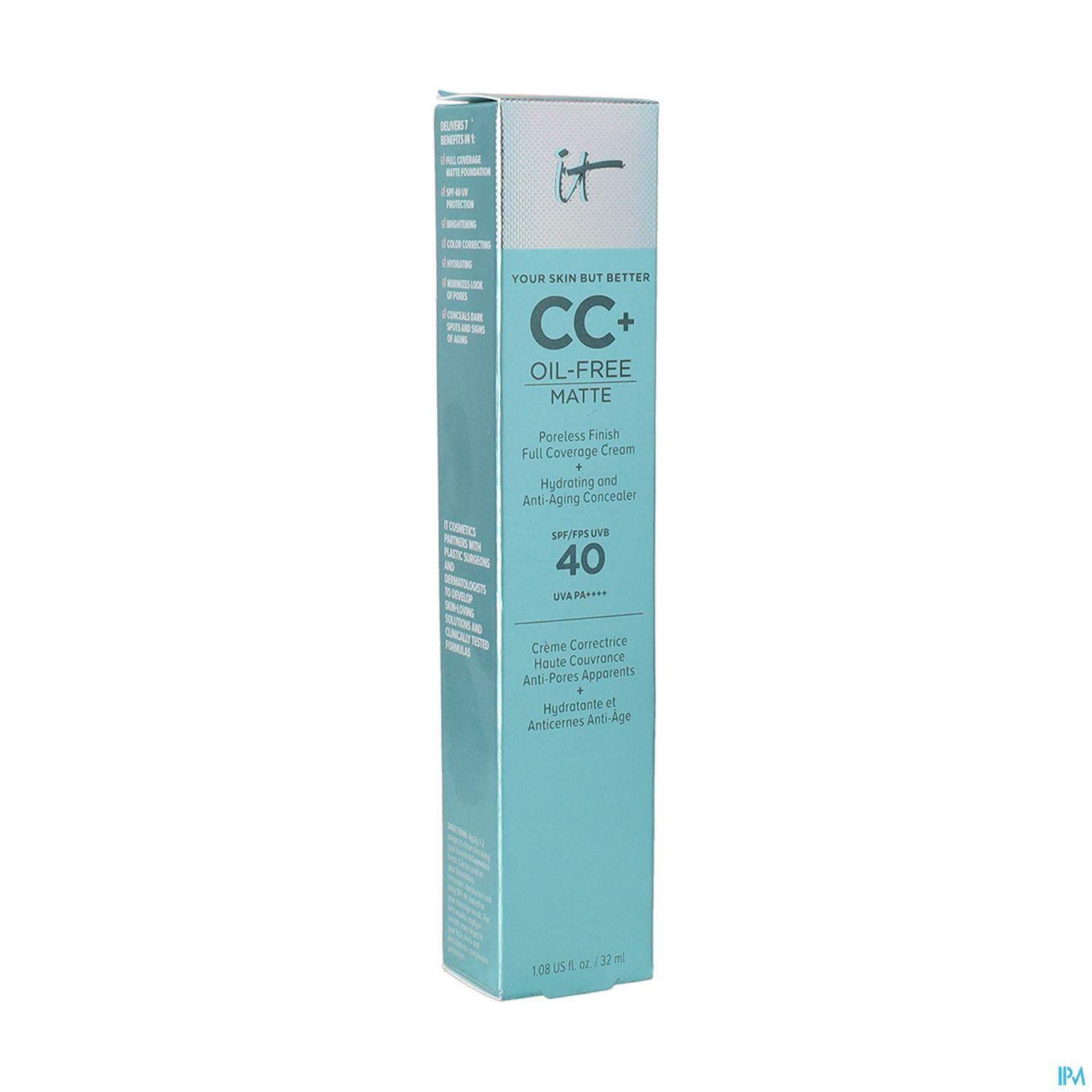 It Cosmetics Cc+ Cream Oilfree Matte Spf40 Tan 32ml