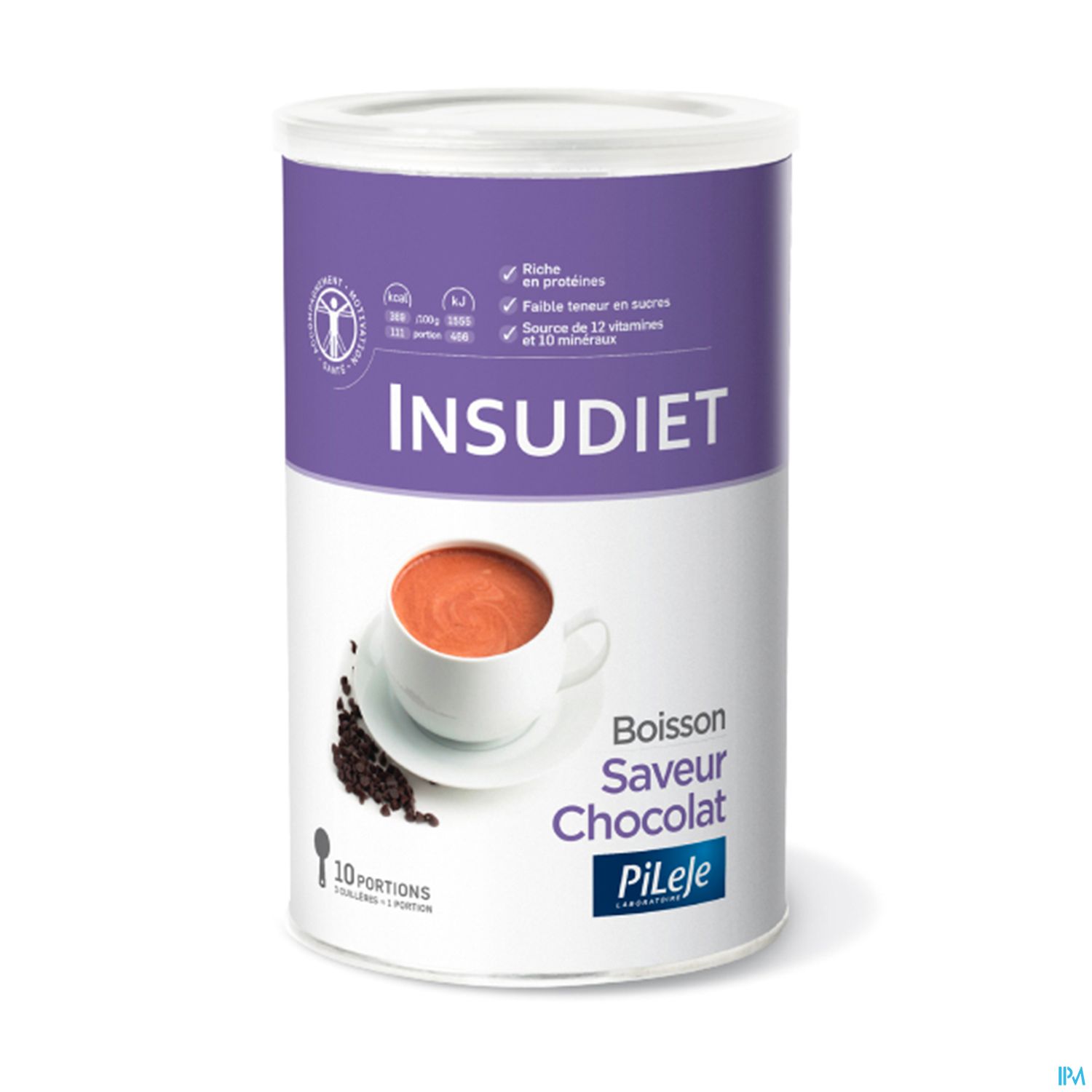 Pileje Insudiet Boisson Chaude Cacao Poudre 300g