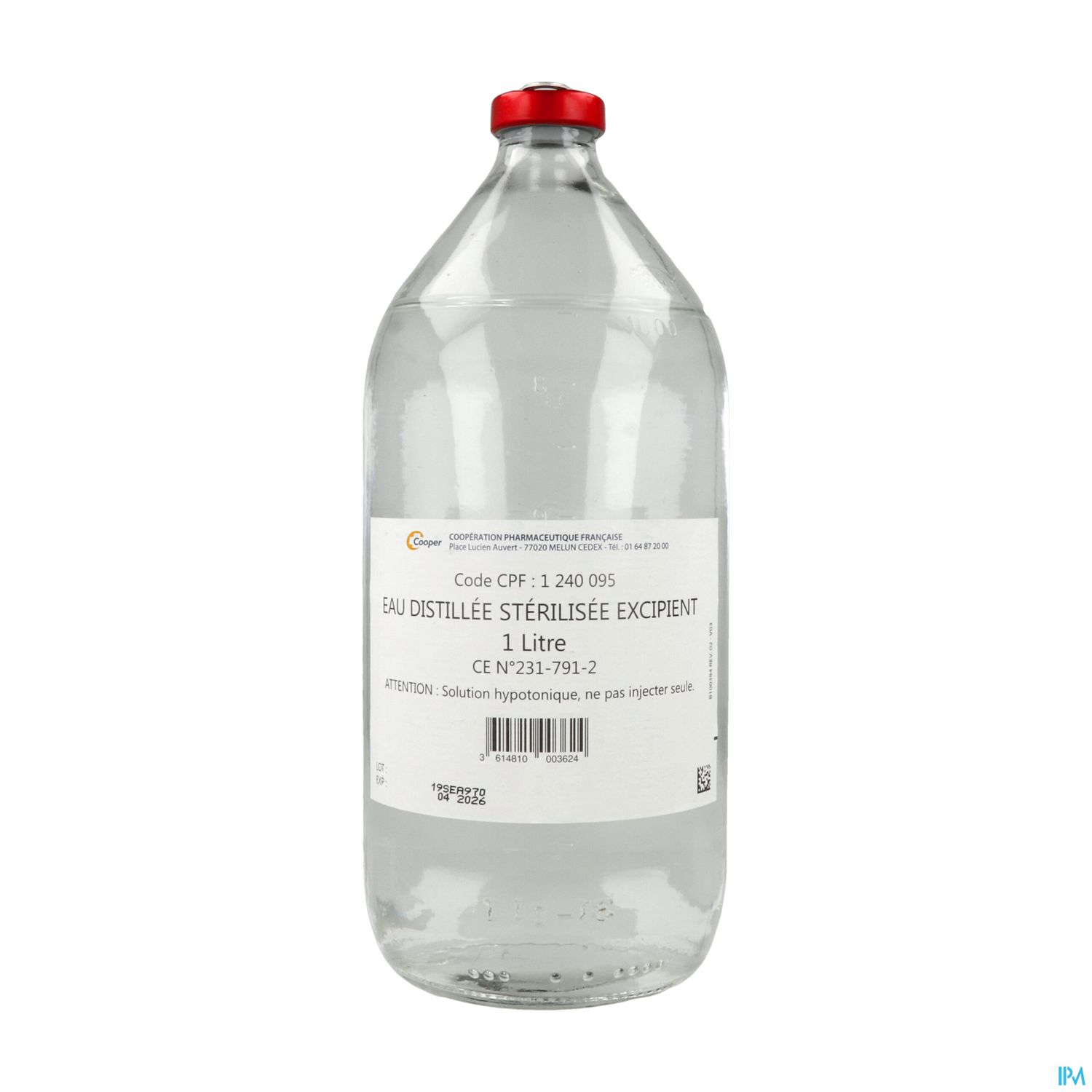 Cooper Eau Distillee 1l