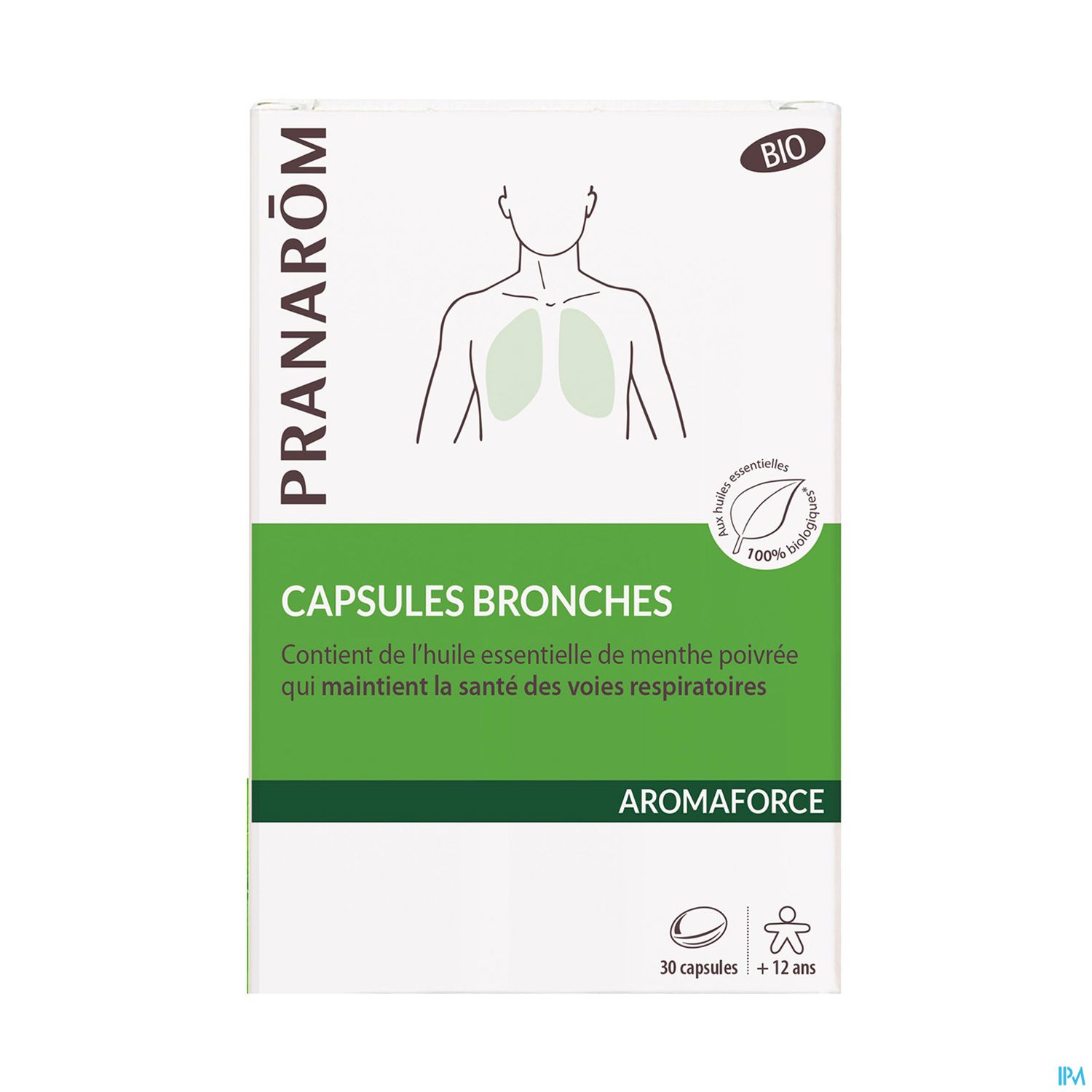 PRANAROM AROMAFOR BRONCHES CAP30