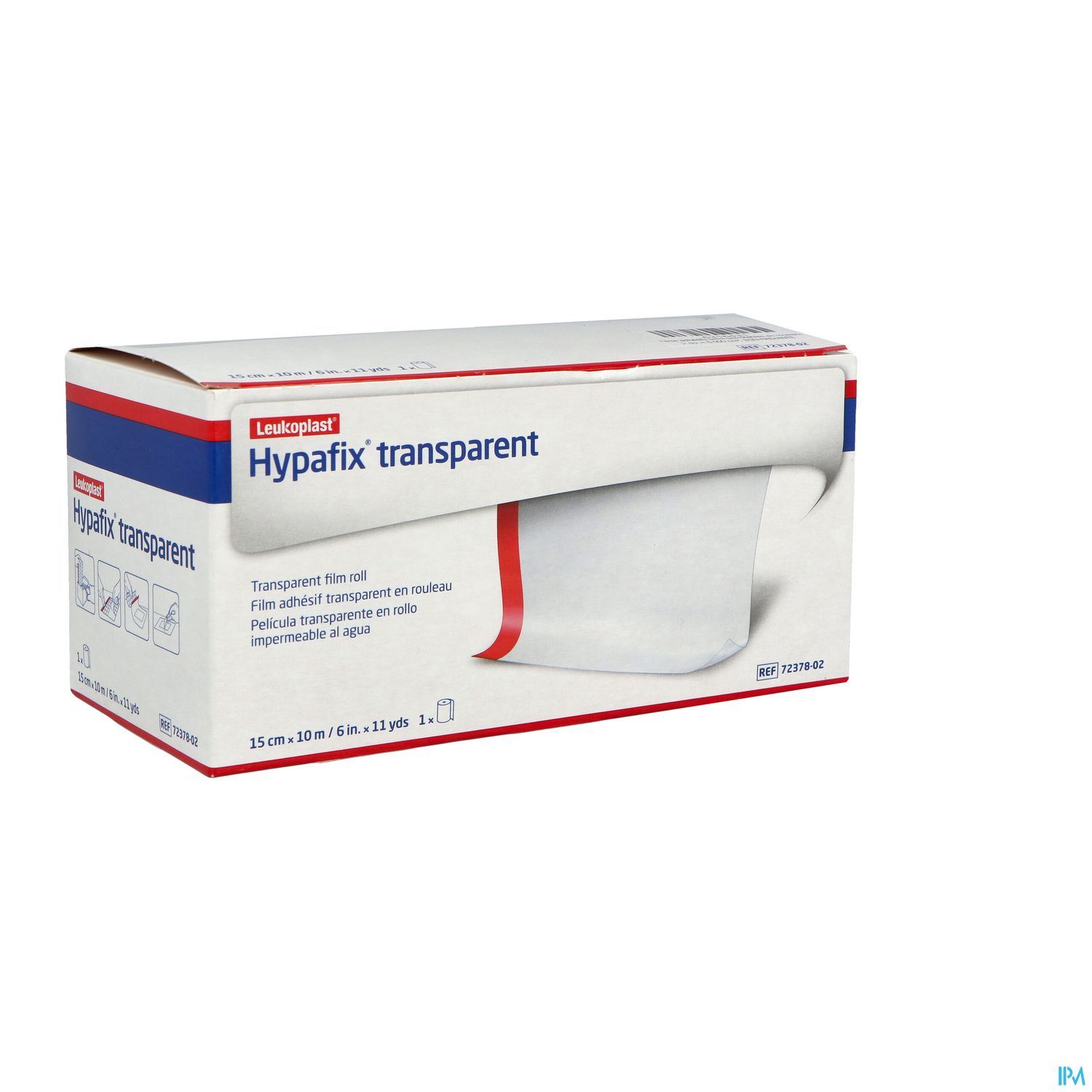 BDE HYPAFIX TRANSP ADH 15CMX10M