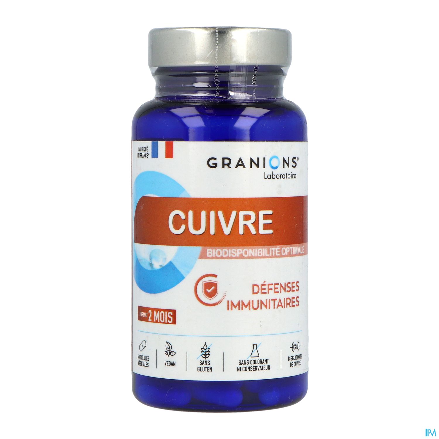 GRANIONS CUIVRE GELULE 60