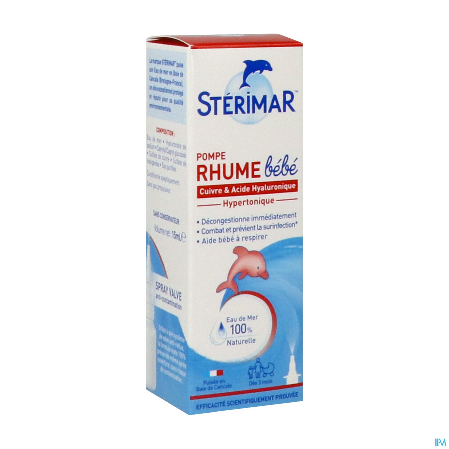Sterimar Bebe Stop Protect Rhume 15ml