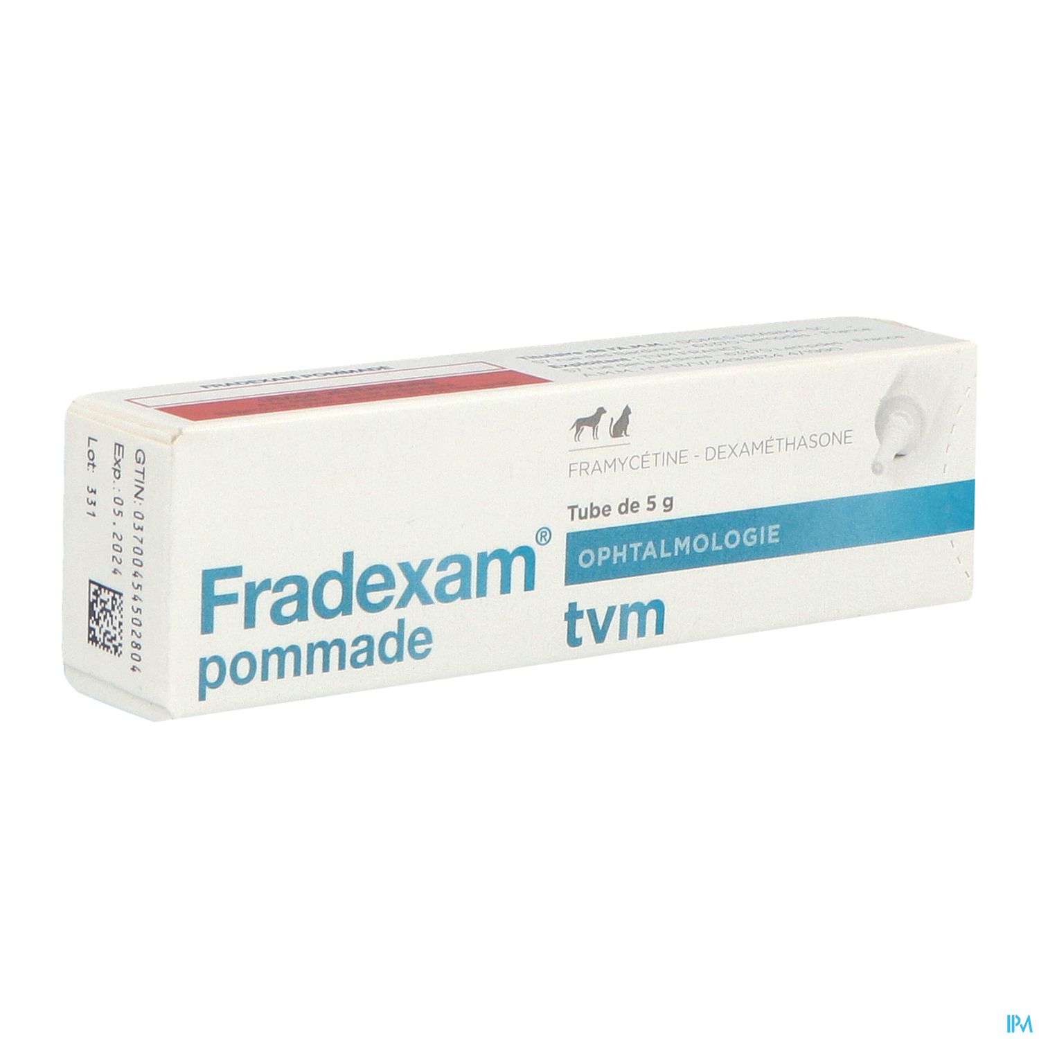 Fradexam Pommade Ophtalmique Chien Chat 5g