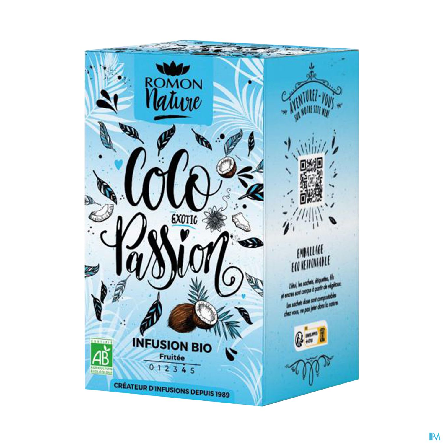 Romon Nature Tisane Plaisir Coco Passion Bio Infusette 1g8 16