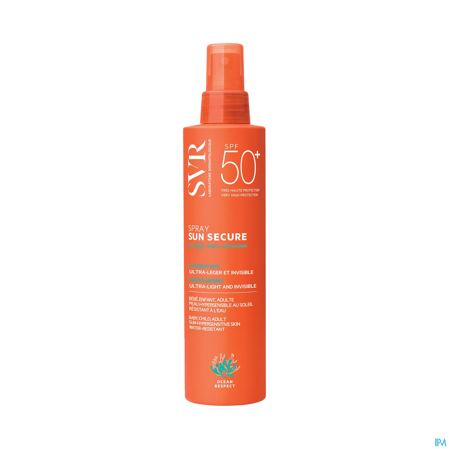 Svr Sun Secure Spray Spf50+ 200ml