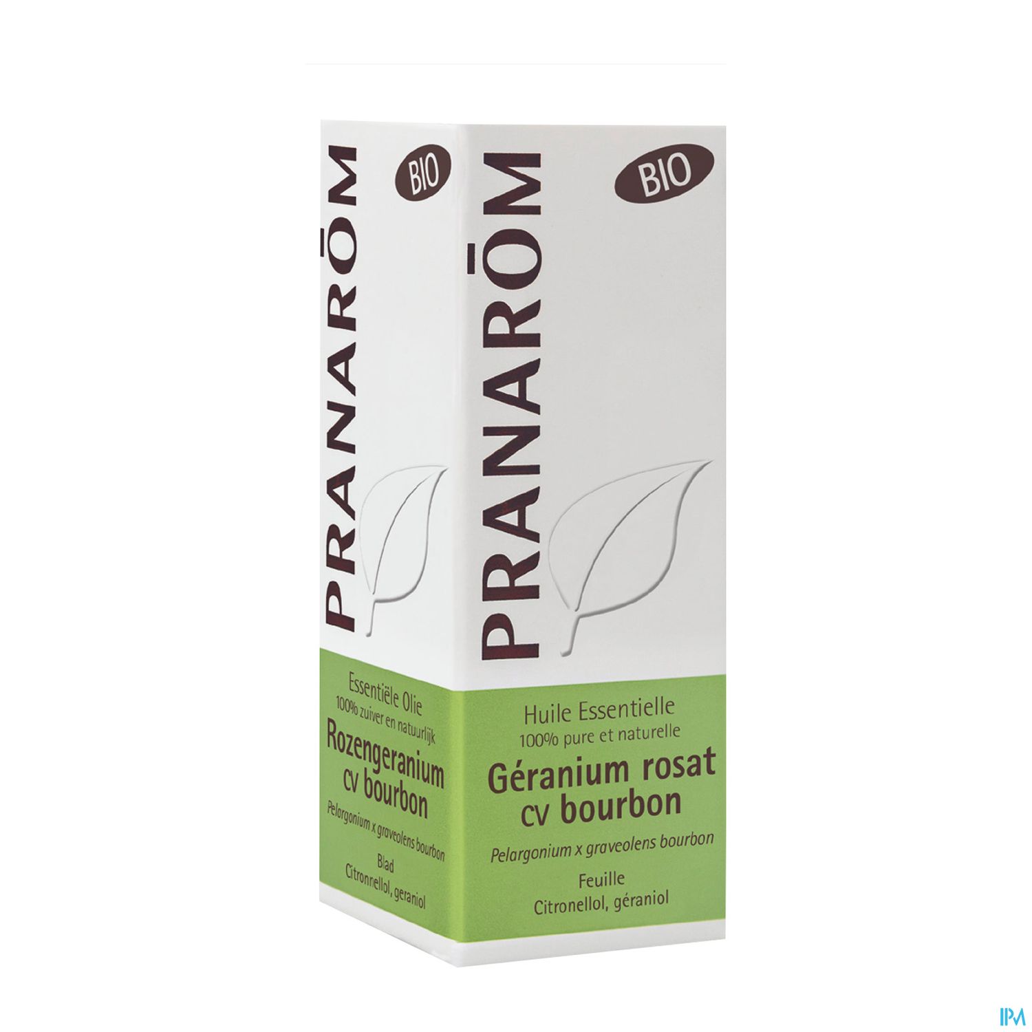 Pranarom Huile Essentielle Bio Geranium Rosat Bourbon Feuille 10ml