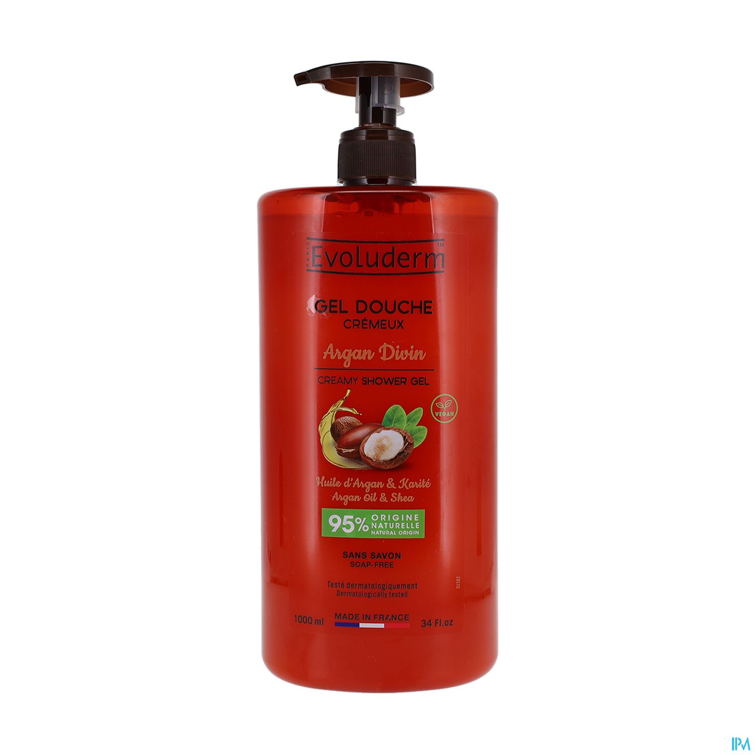 Evoluderm Gel Douche Argan Divin 1l