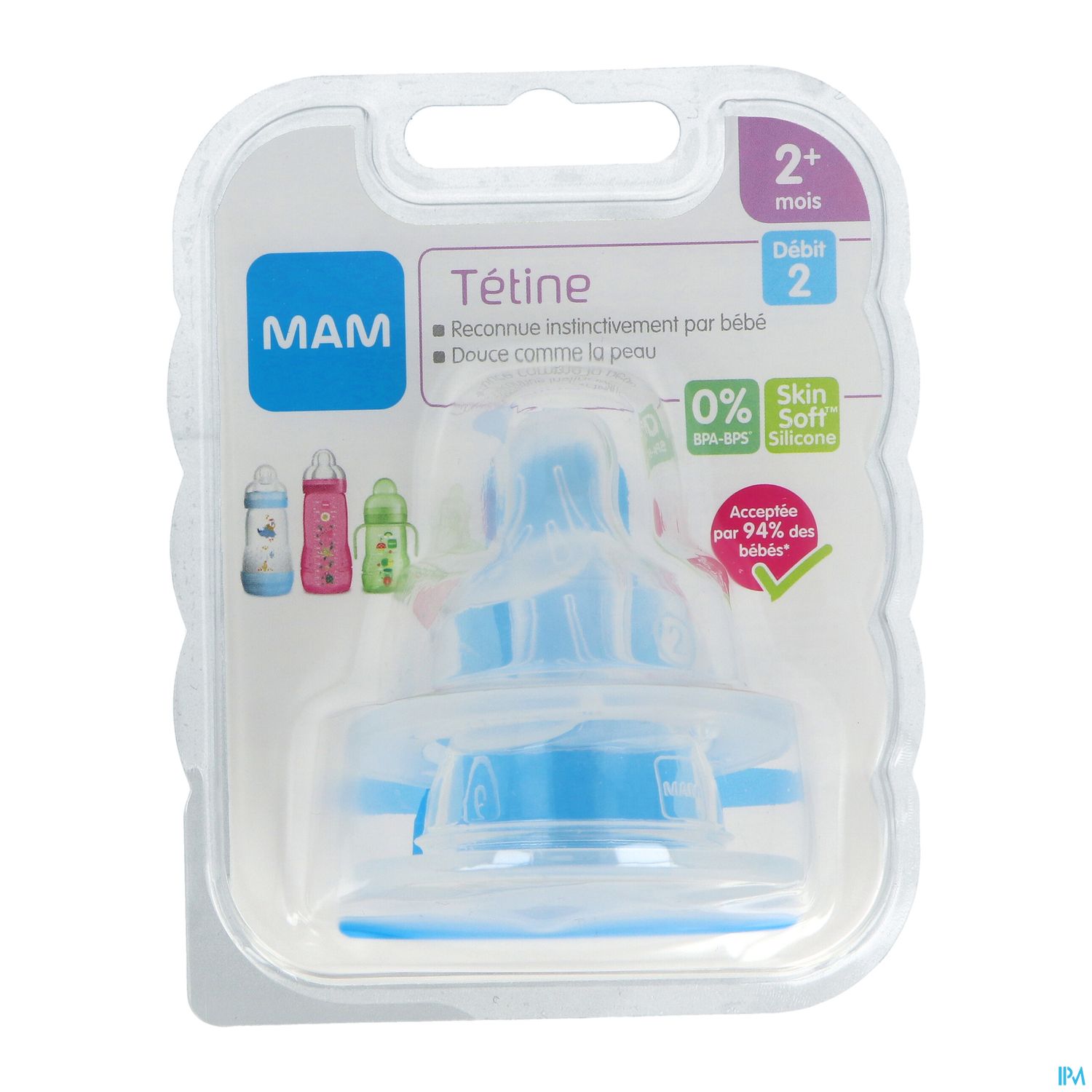 TETINE MAM SILK DEBIT 2 SILIC X2