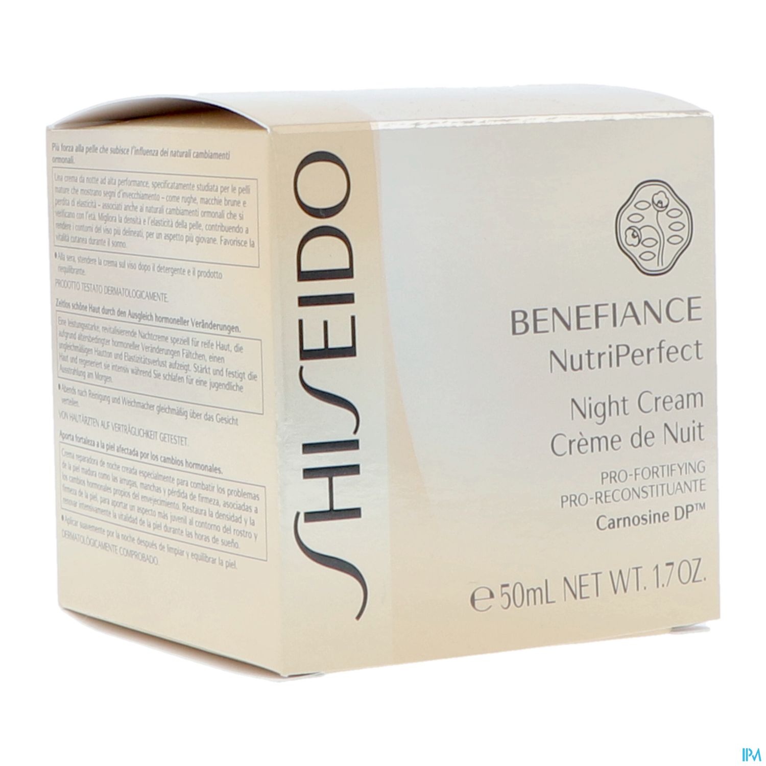 SHISEID BENEF NUTR CR NUIT 50ML