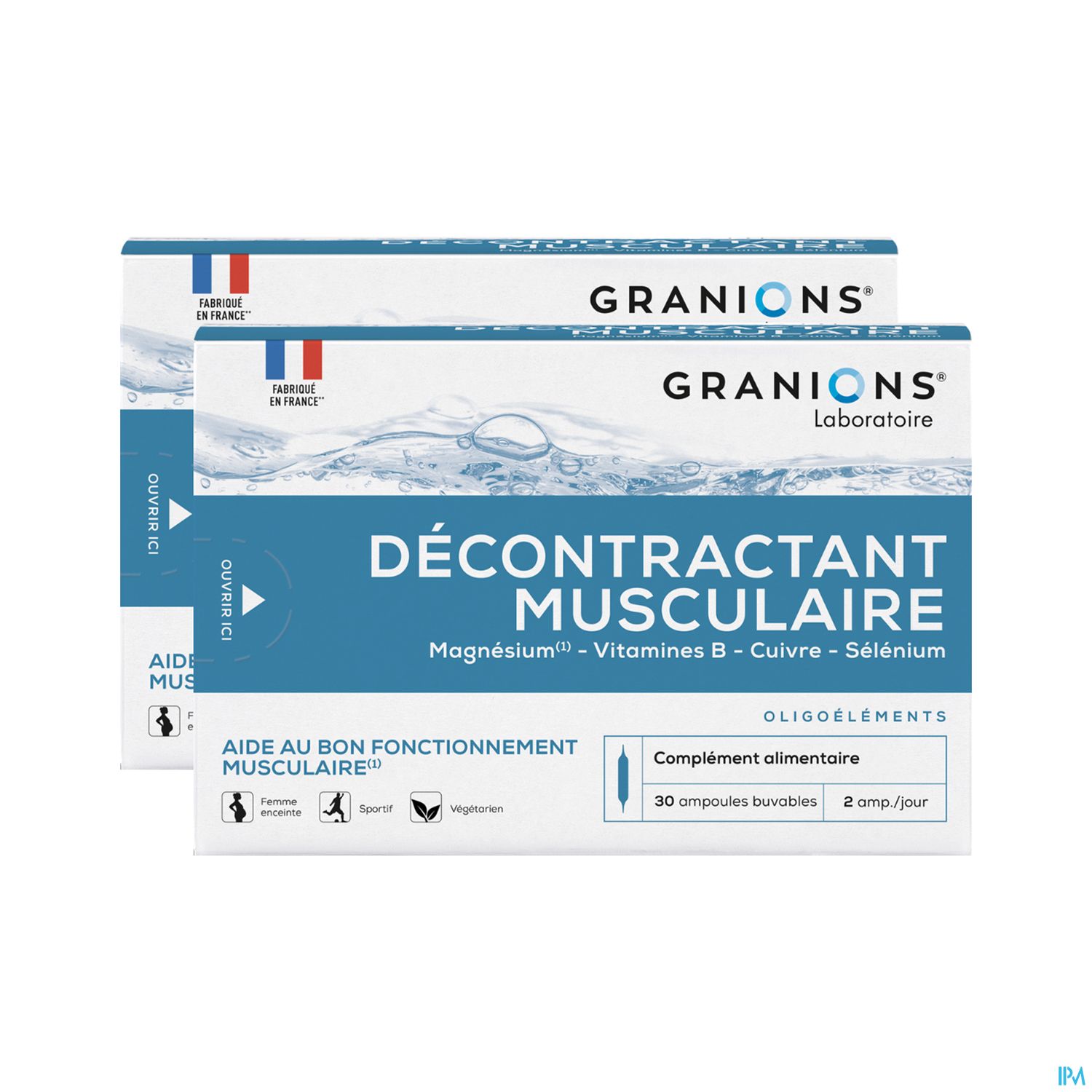GRANIONS DECONTRACT MUSCU AMP 30X2