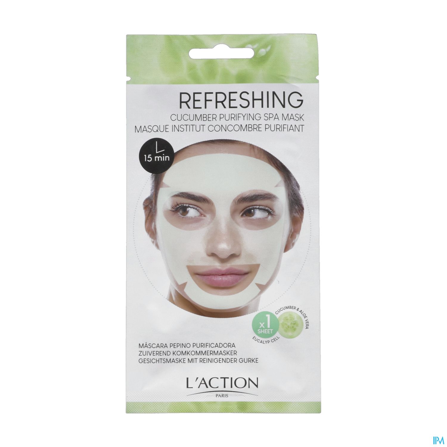 l'action Paris Masque Institut Concombre Purifiant 24g