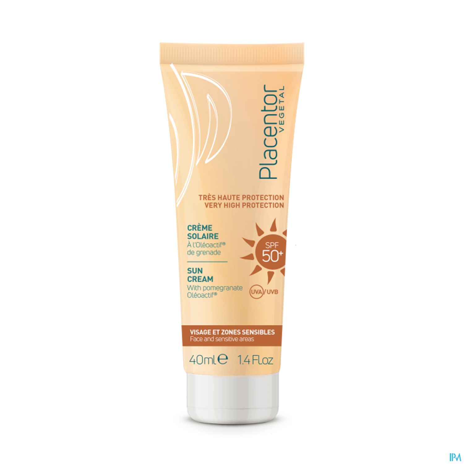 Placentor Vegetal Creme Solaire Tres Haute Protection Spf50+ 40ml