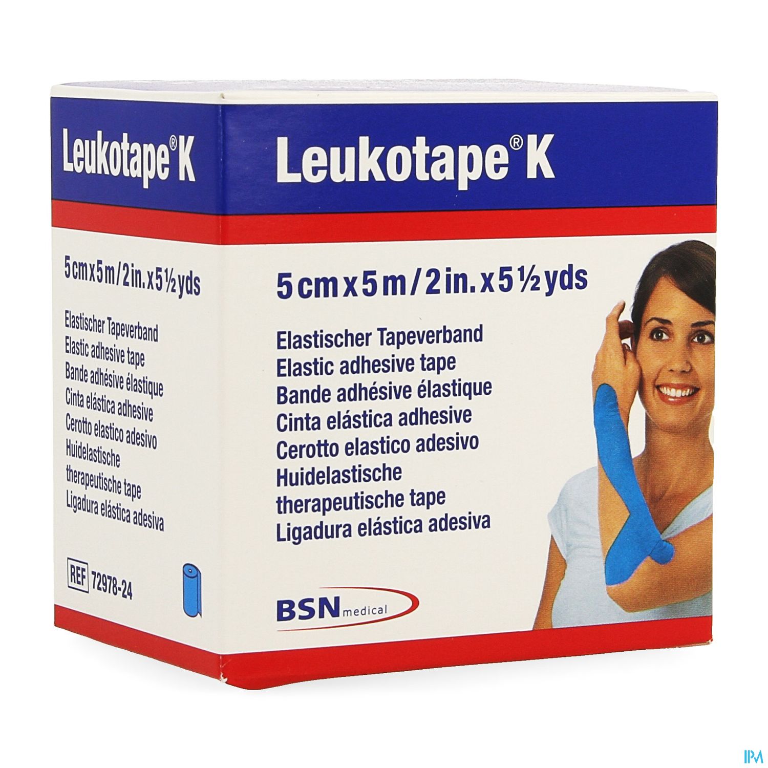 BDE LEUKOTAPE K BLEUCIEL 5CMX5M