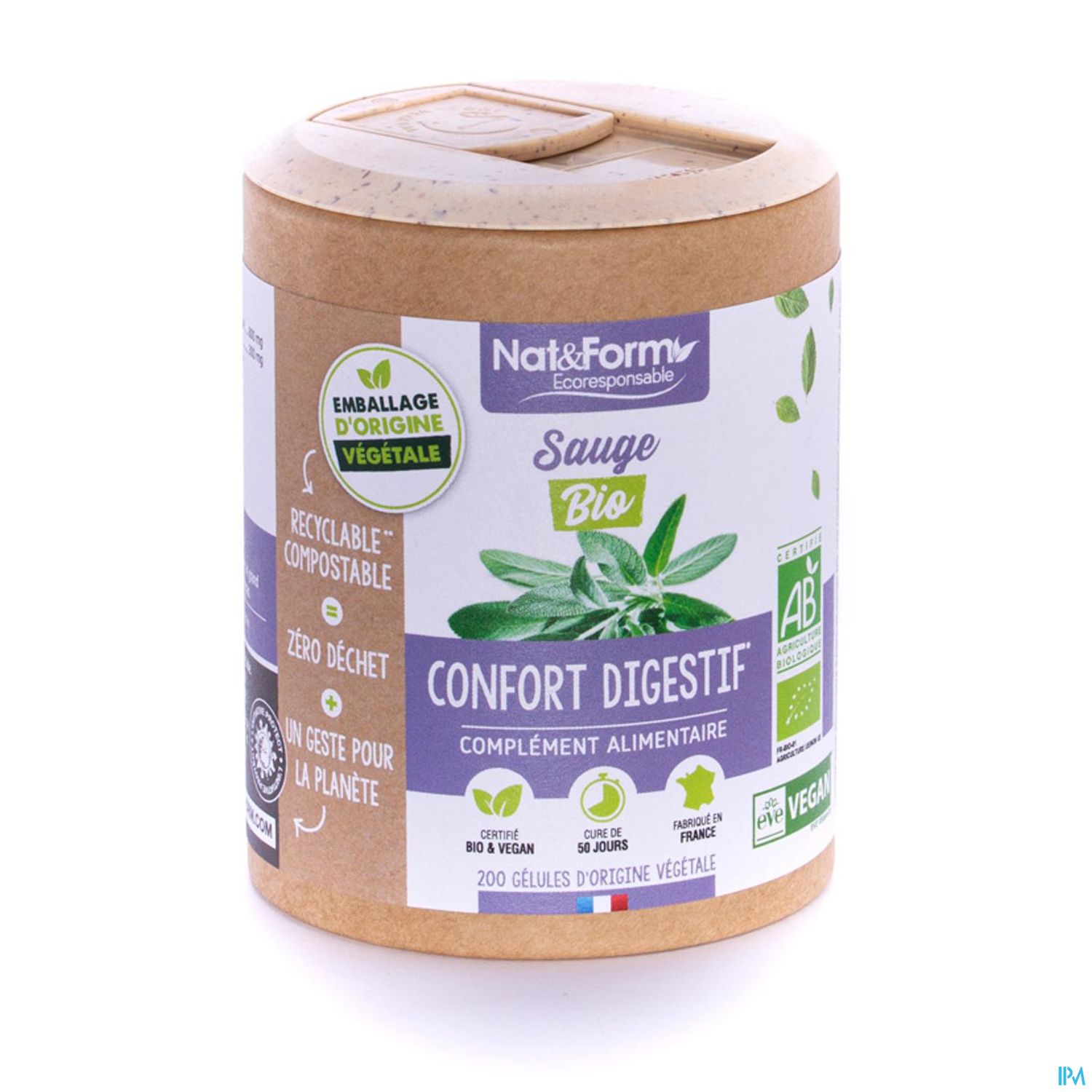 NAT&FORM ECO SAUGE GELVEG60