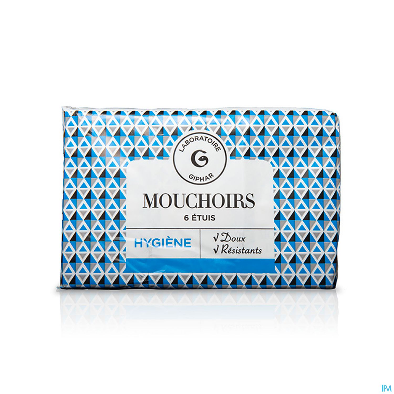 GIPHAR MOUCHOIRS X10 ETUIS 6