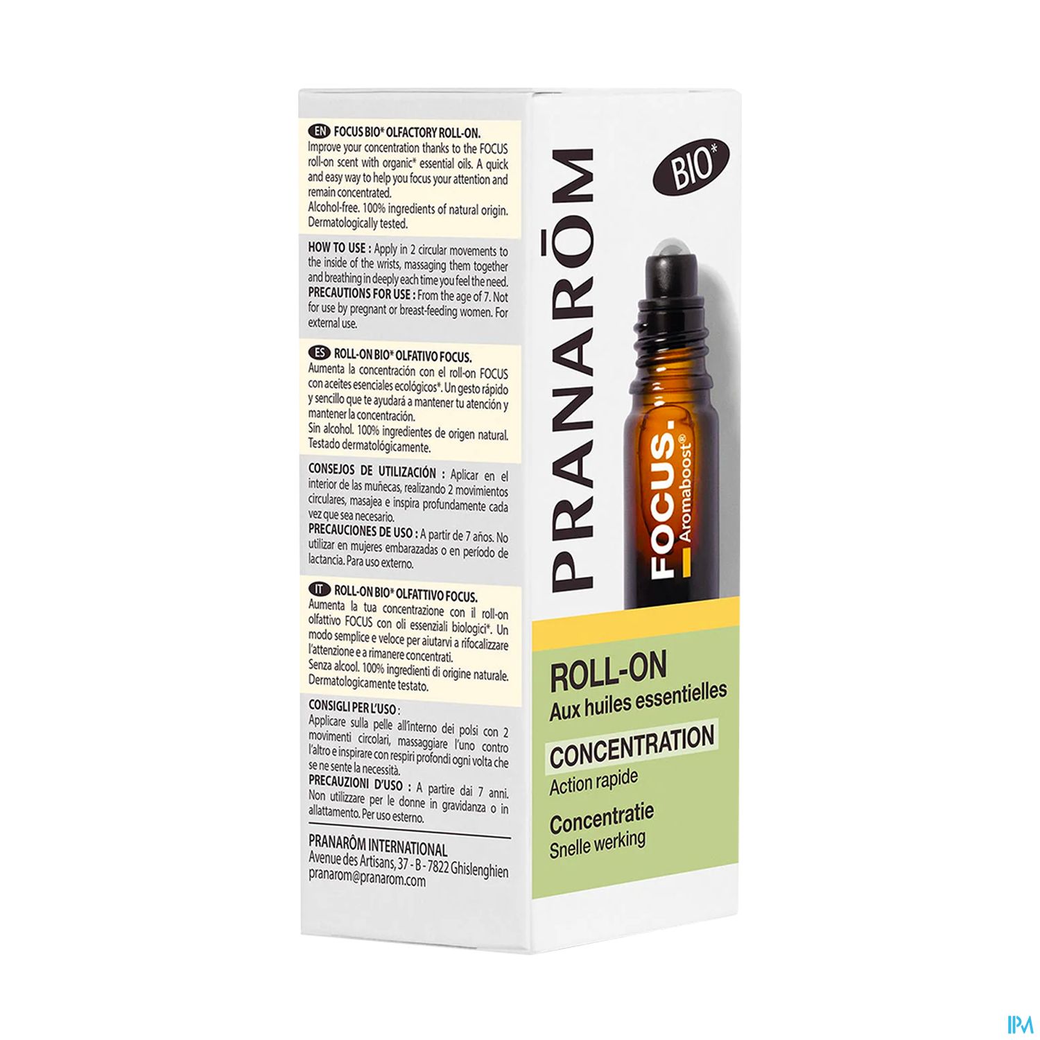 PRANAROM AROMABOOST FOCUS ROLL 5ML