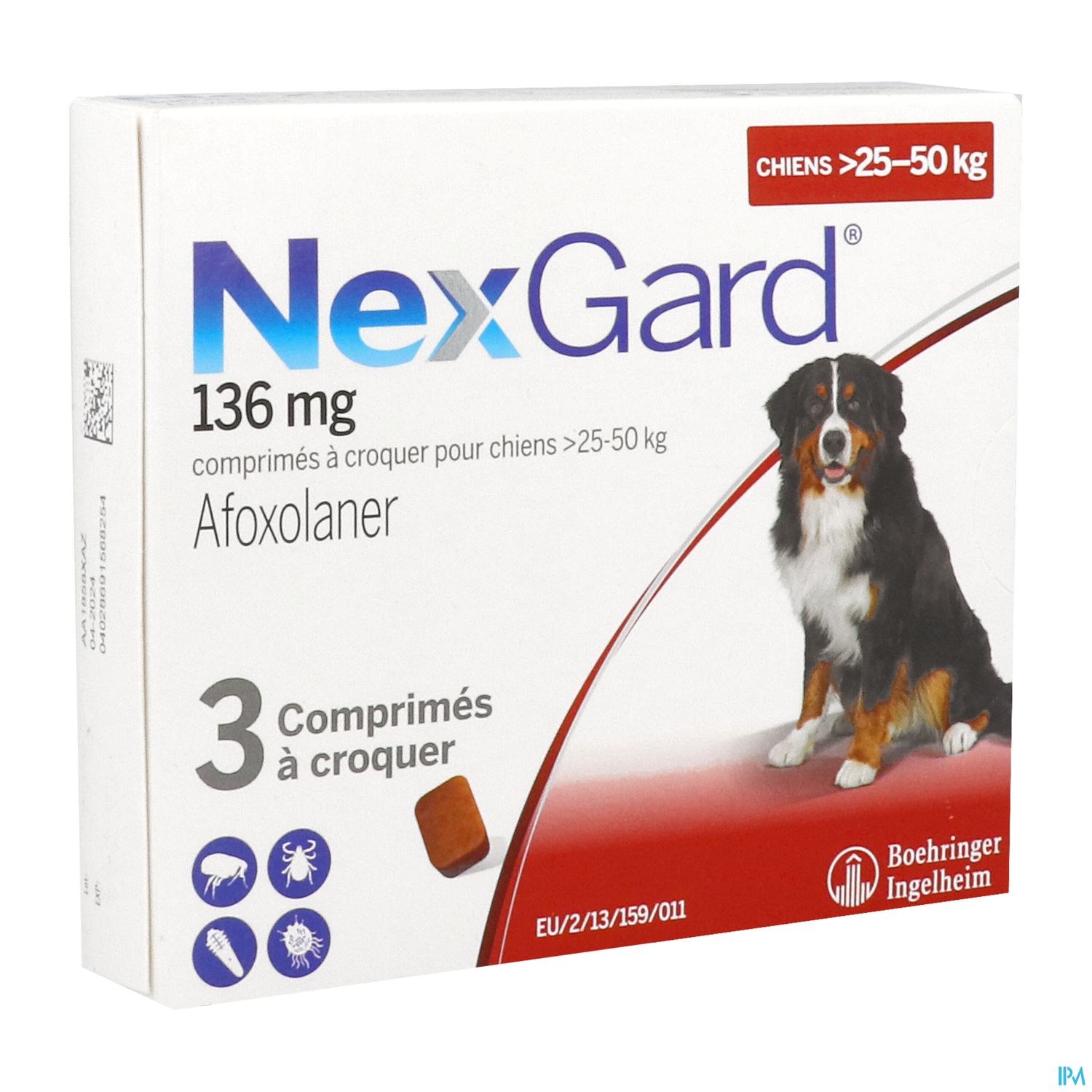 NEXGARD CHIEN XL 25-50KG CP 3