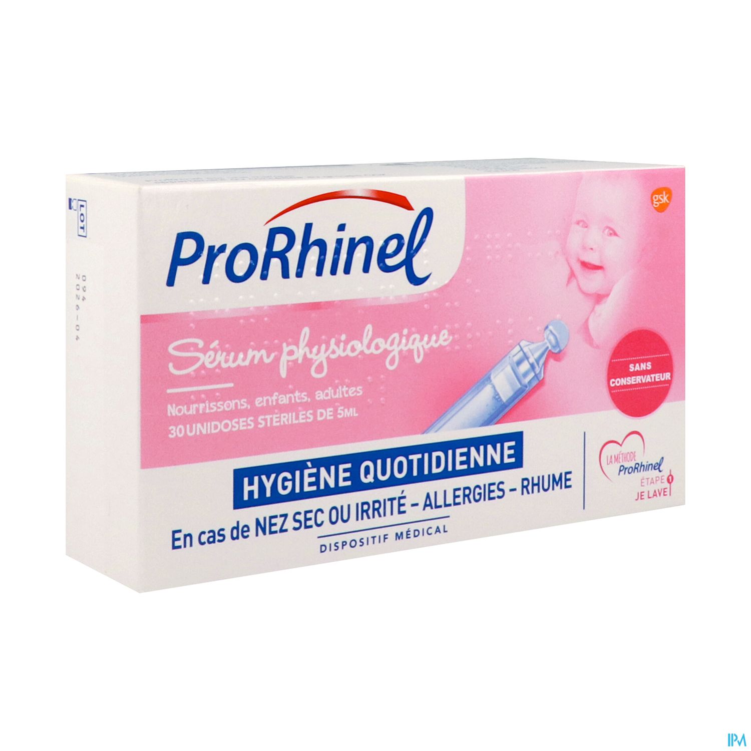 PRORHINEL SERUM PHYSIO UNID5ML X30