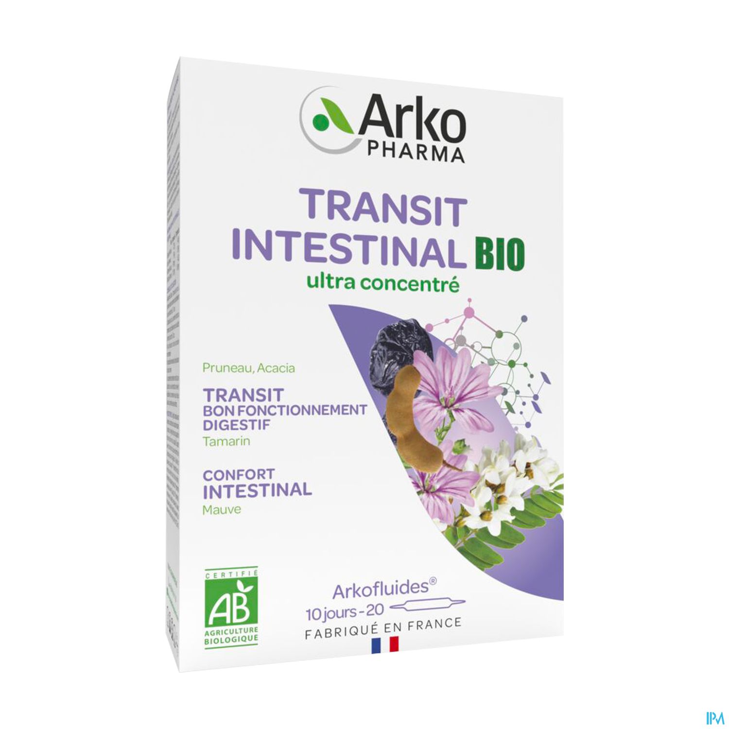 ARKOFL TRANSIT BIO AMP 20 X10ML