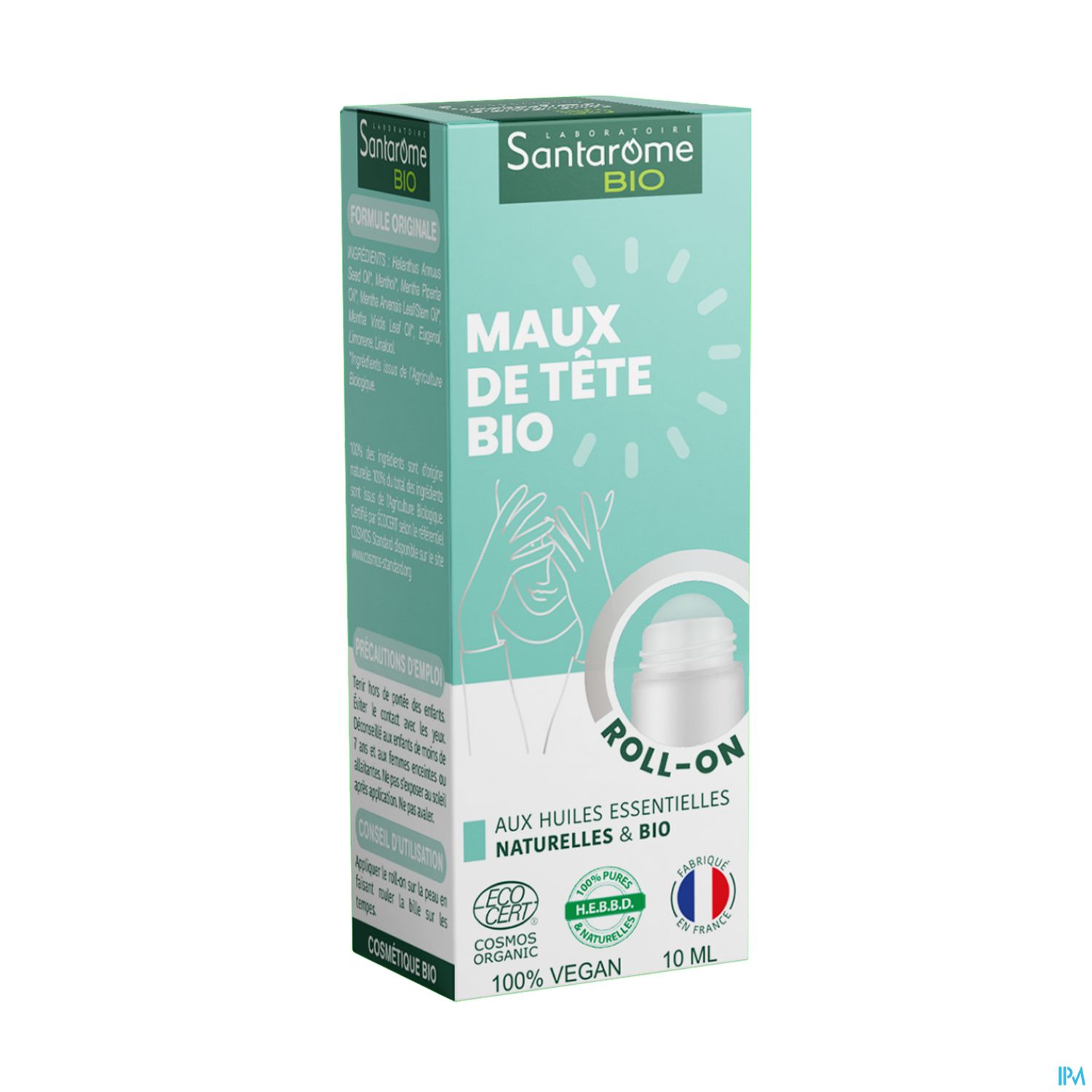 Santarome Bio Maux De Tete Roll On 10ml