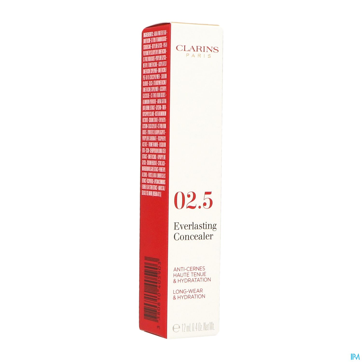 Clarins Everlasting Concealer Anticernes 02.5 Medium 12ml