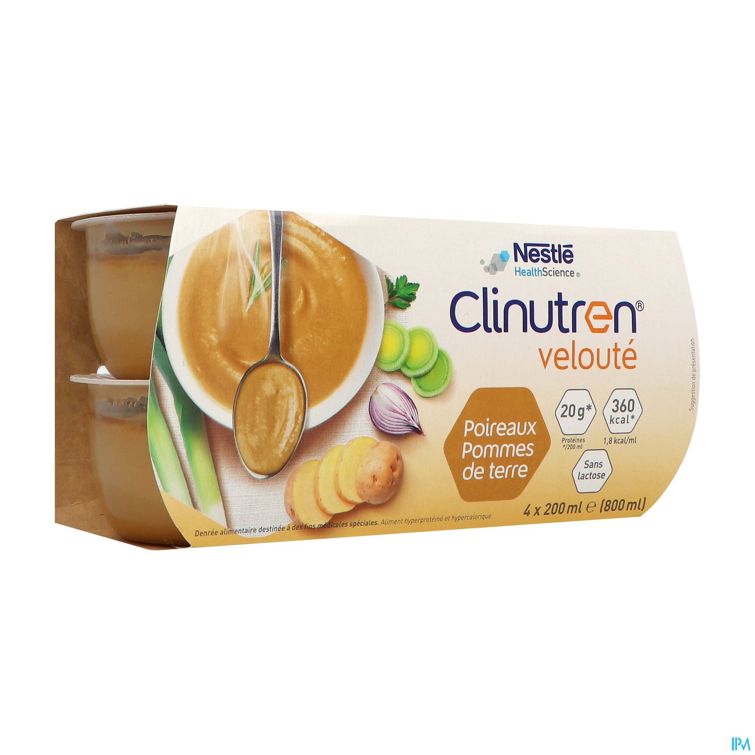CLINUTREN SOUP VEL POI/PDT 200MLX4 — Pharmacie Européenne 24/24 by Nexum