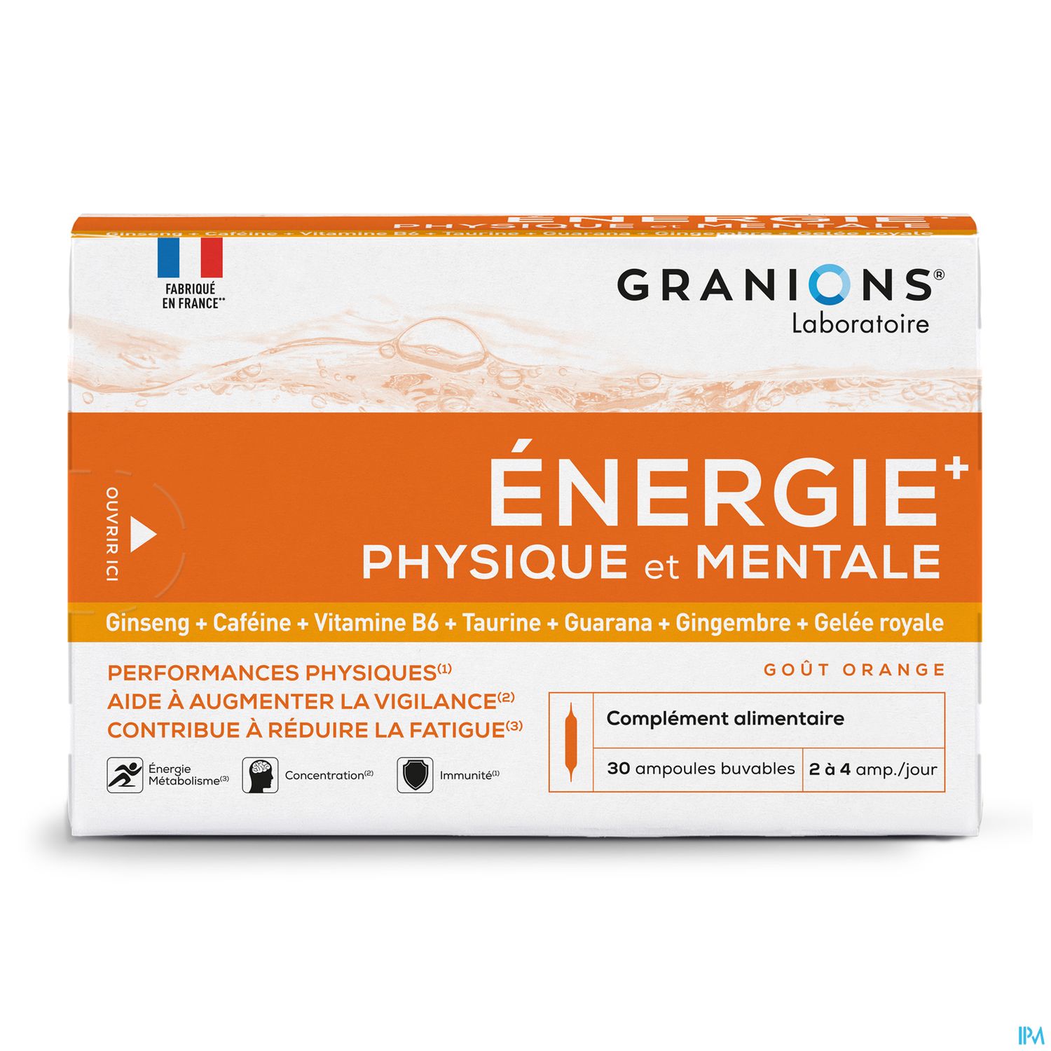 GRANIONS ENERGIE+ PHYS MENT AMP30