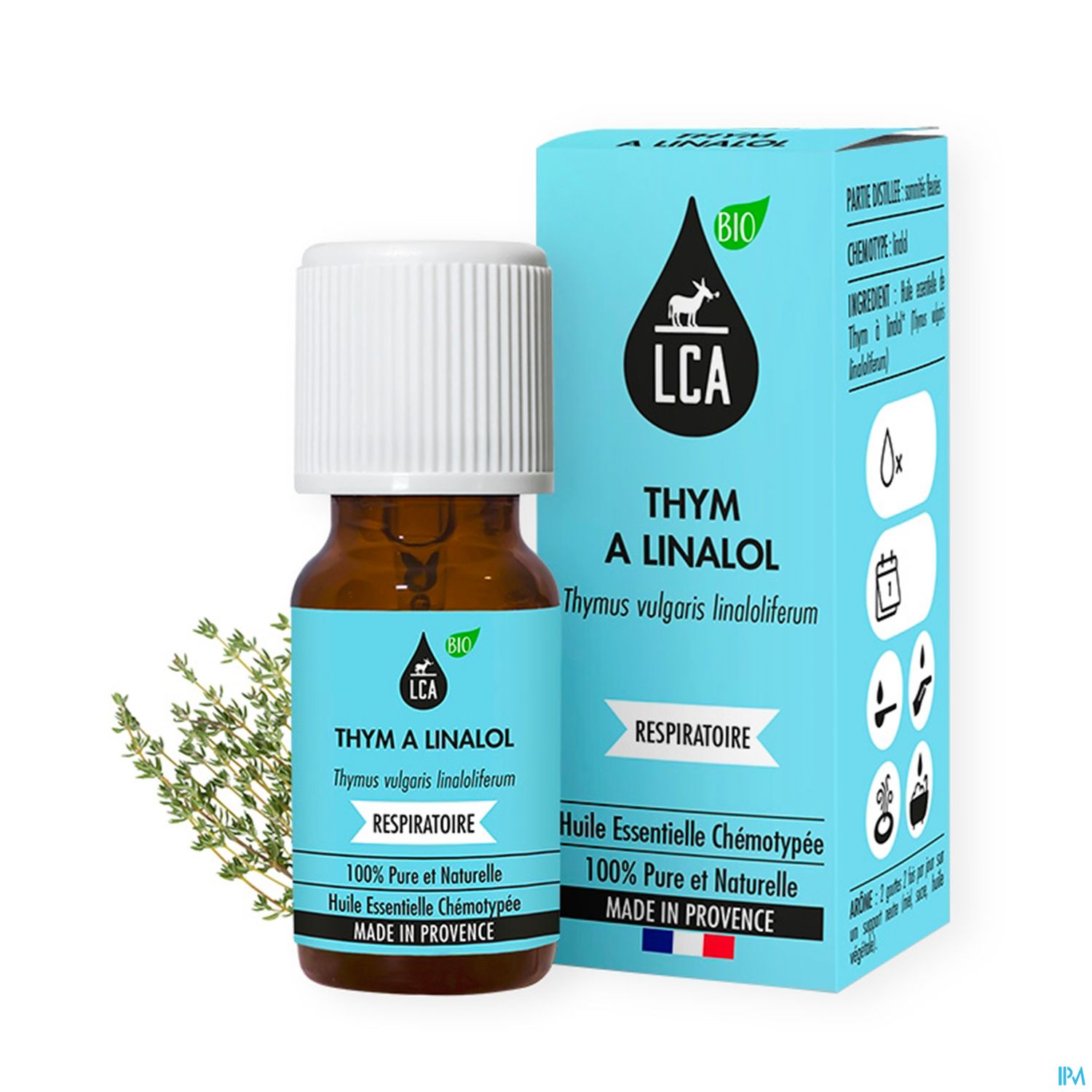 Lca Huile Essentielle Thym Linalol Bio 5ml