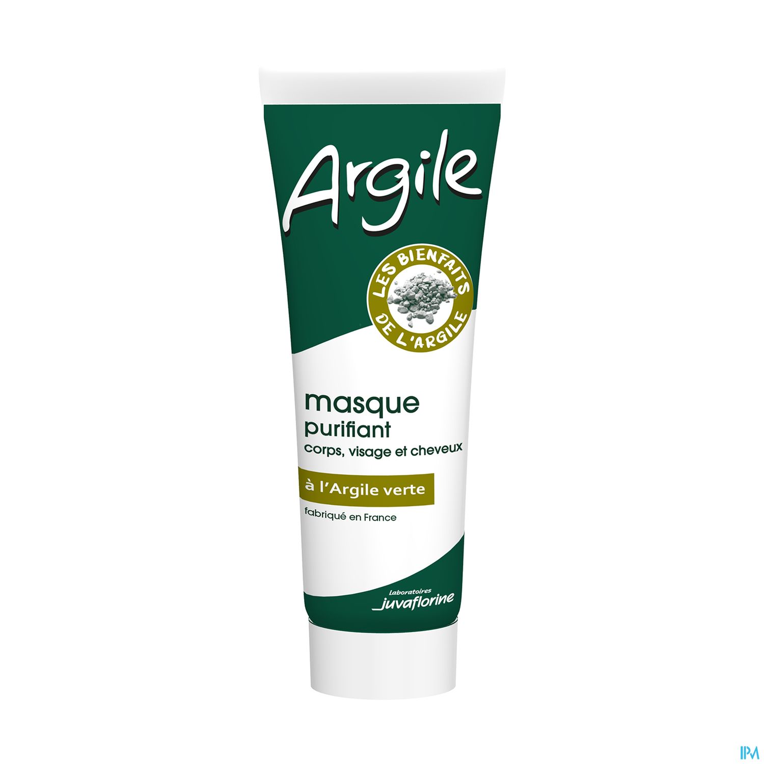 Juvaflorine Masque Purifiant Corps Visage Et Cheveux A l'argile Verte 300g