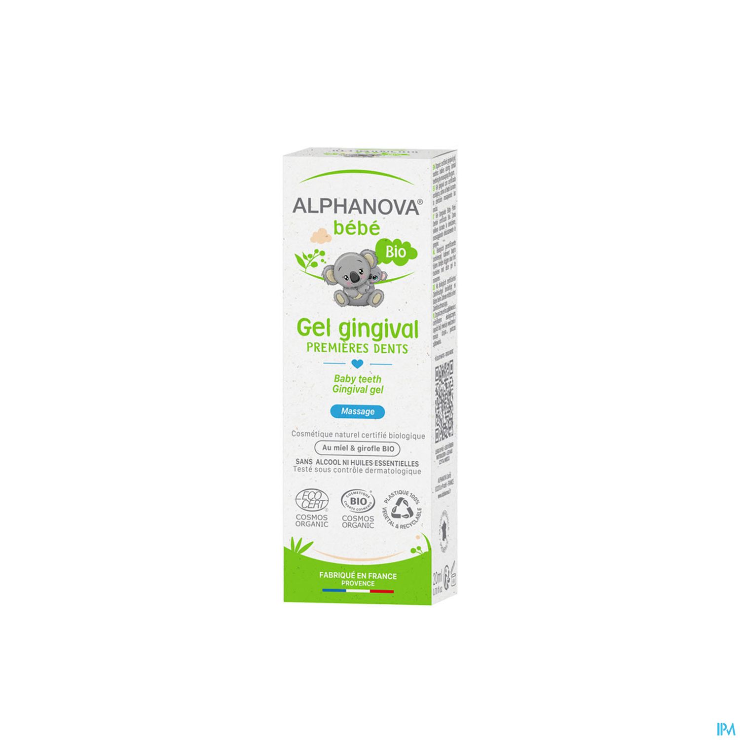 Alphanova Bebe Gel Gingival 1ere Dents Bio 20ml