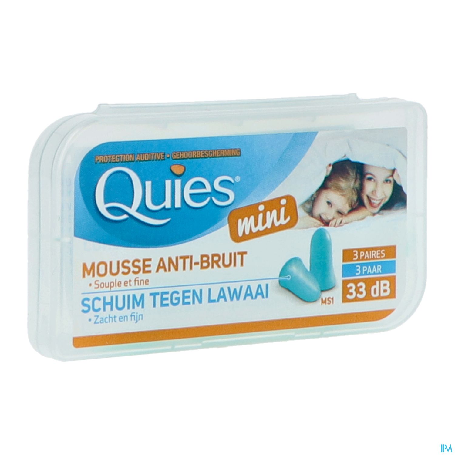QUIES MINI PROT AUDIT MOUSS 3PAIRE