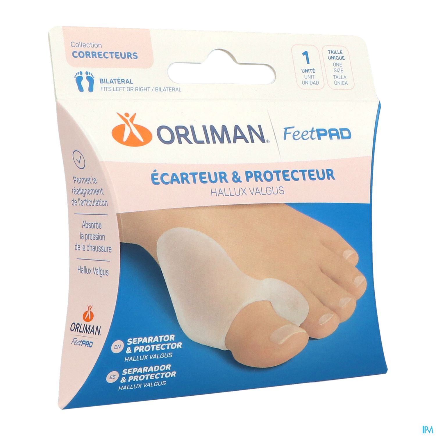 PROTEC HALLUX/VAL ECART FEETPAD TU