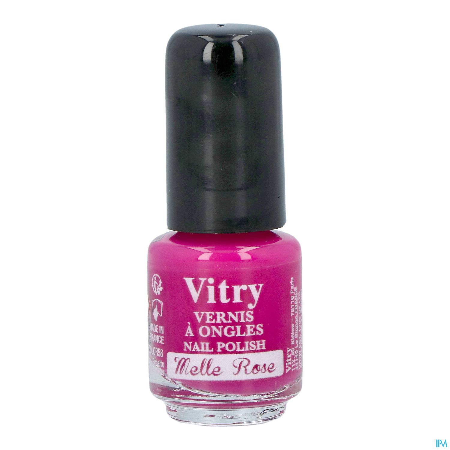 Vitry Vernis Ongles Mademoiselle Rose Mini 4ml
