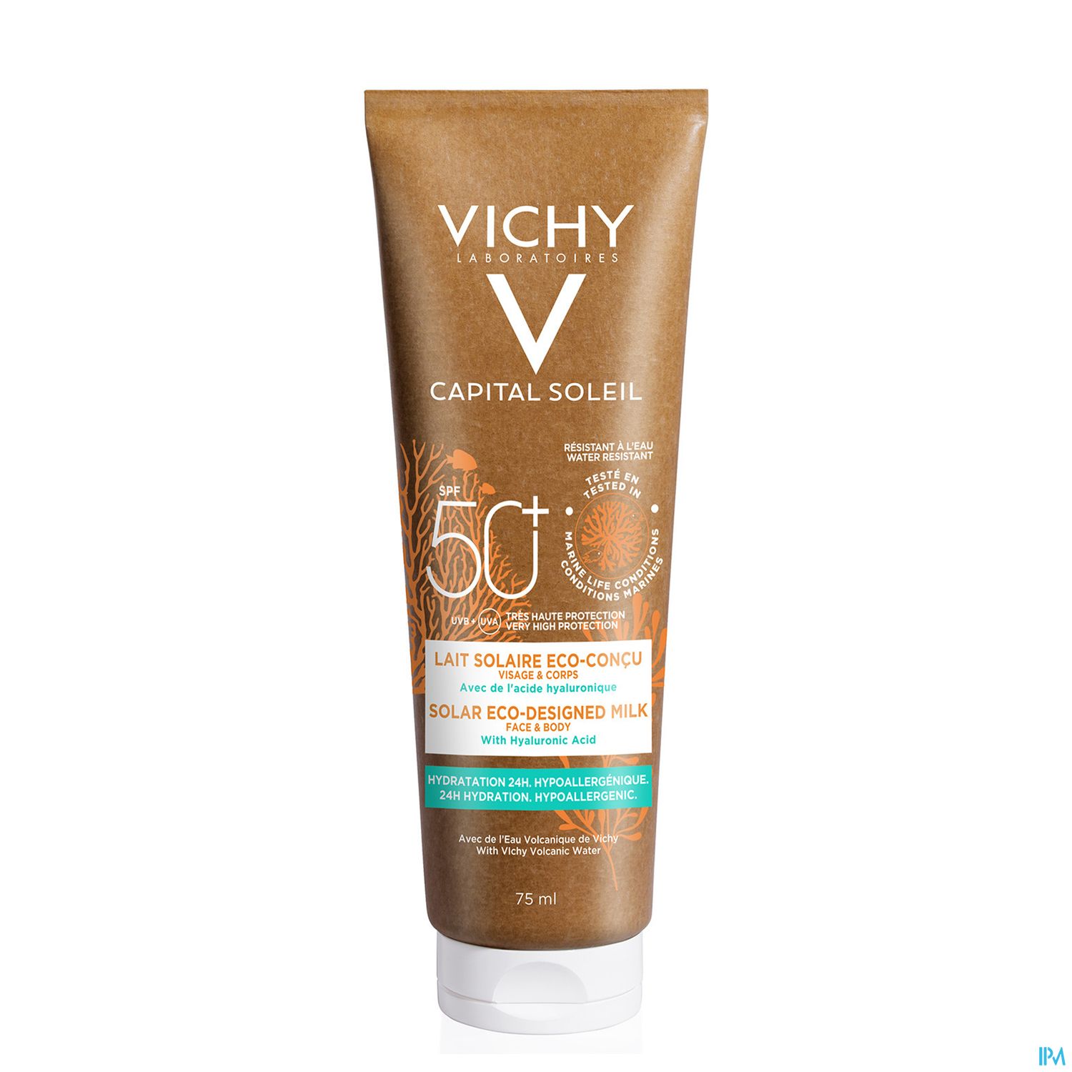 Vichy Capital Soleil Lait Solaire Eco Concu Spf50+ 75ml