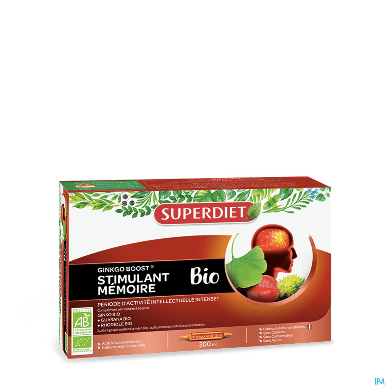 SUPERDIET GINKGO GINSENG KOLA S BUV 20A/15ML
