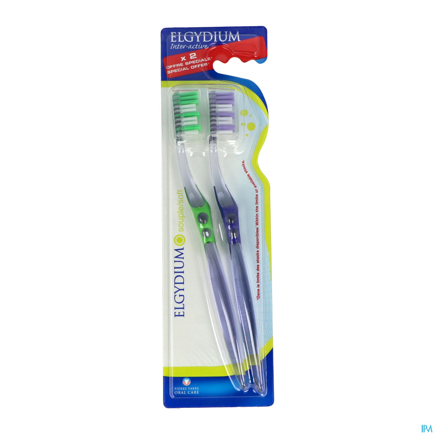 Elgydium Interactive Brosse A Dents Souple X2