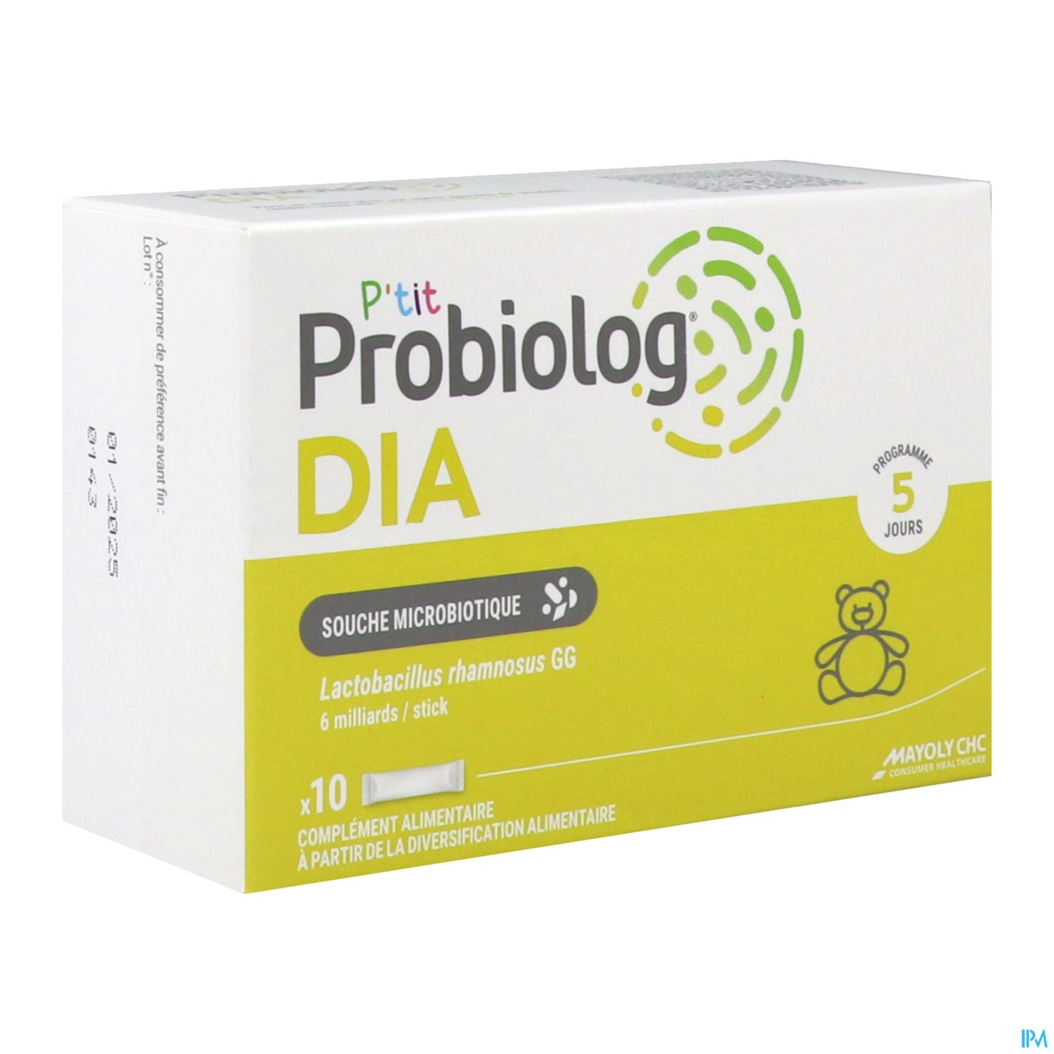 P'tit Probiolog Dia Enfant Nourrisson Poudre Stick 1g5 10