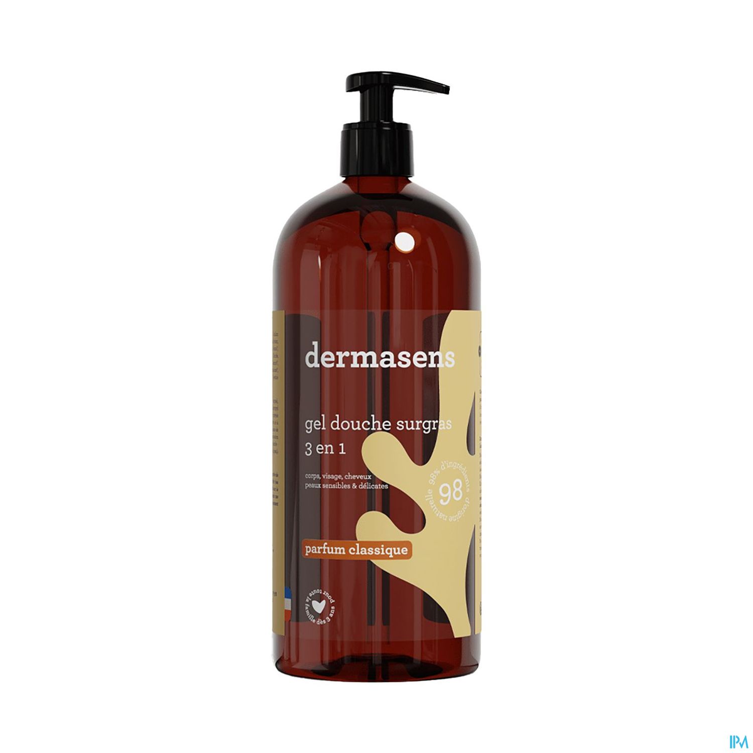 DERMASENS GEL SURG 3EN1 CLASSIQ 1L