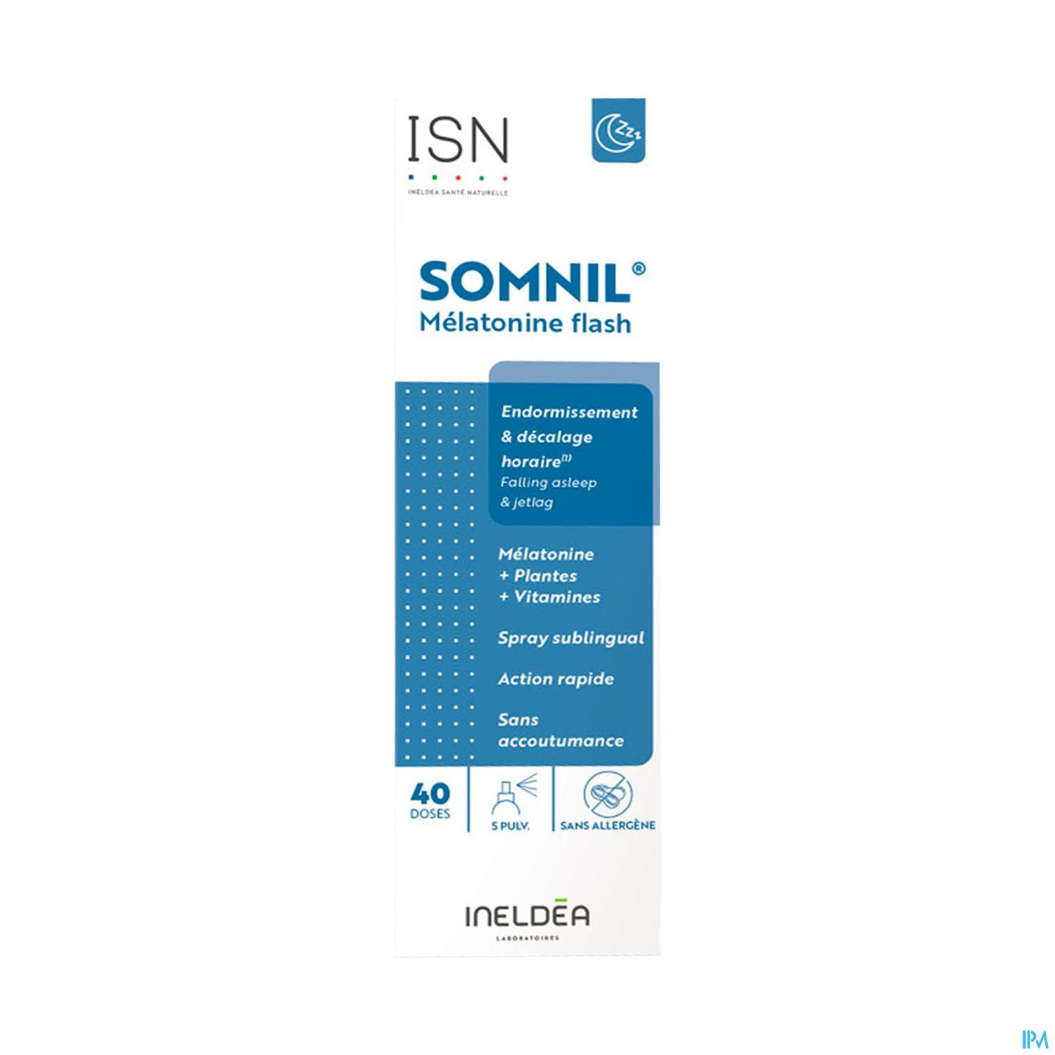 Ineldea Isn Somnil Melatonine Flash Spray Sublingual 20ml