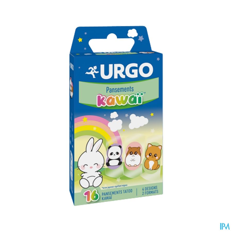 Urgo Pansement Kawai 2 Formats X16