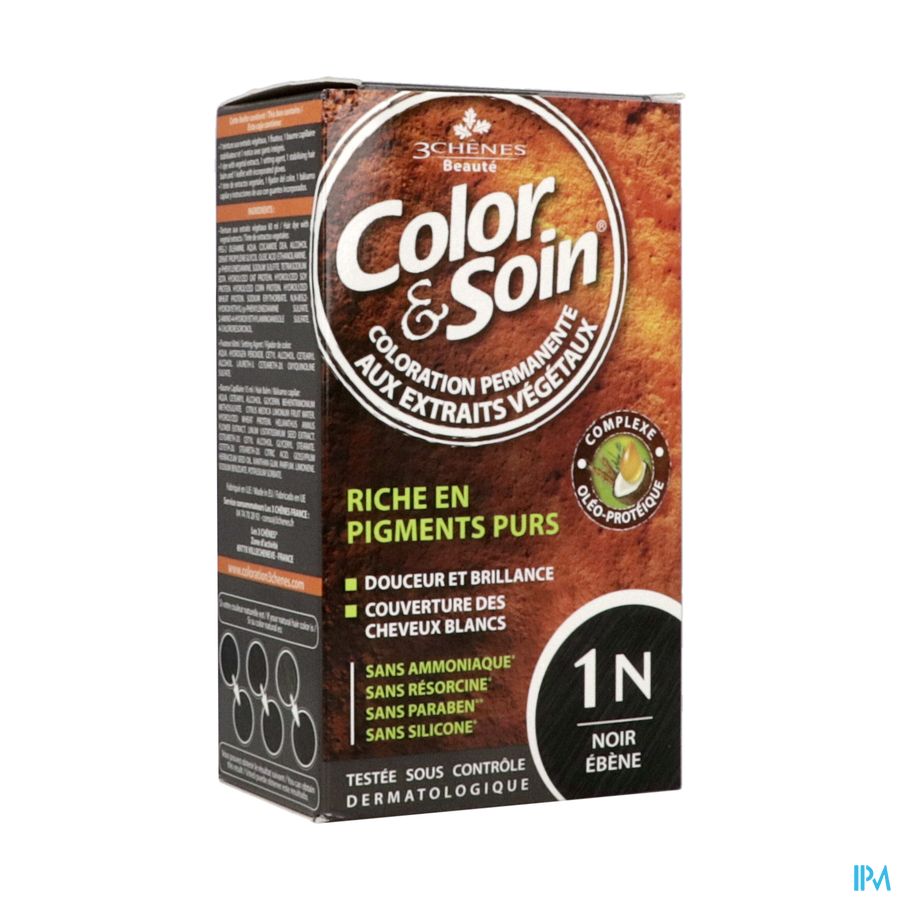 3 CHENES COLOR/SOIN NOIR EBENE 1N