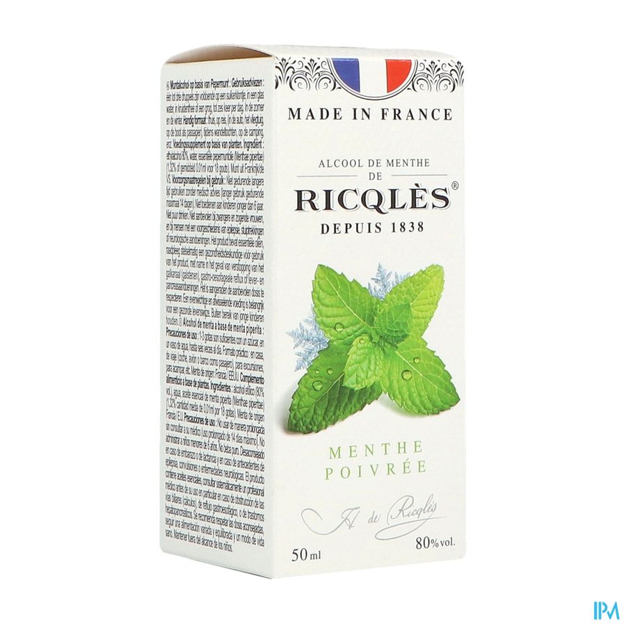 RICQLES ALCOOL MENTH FL 50ML