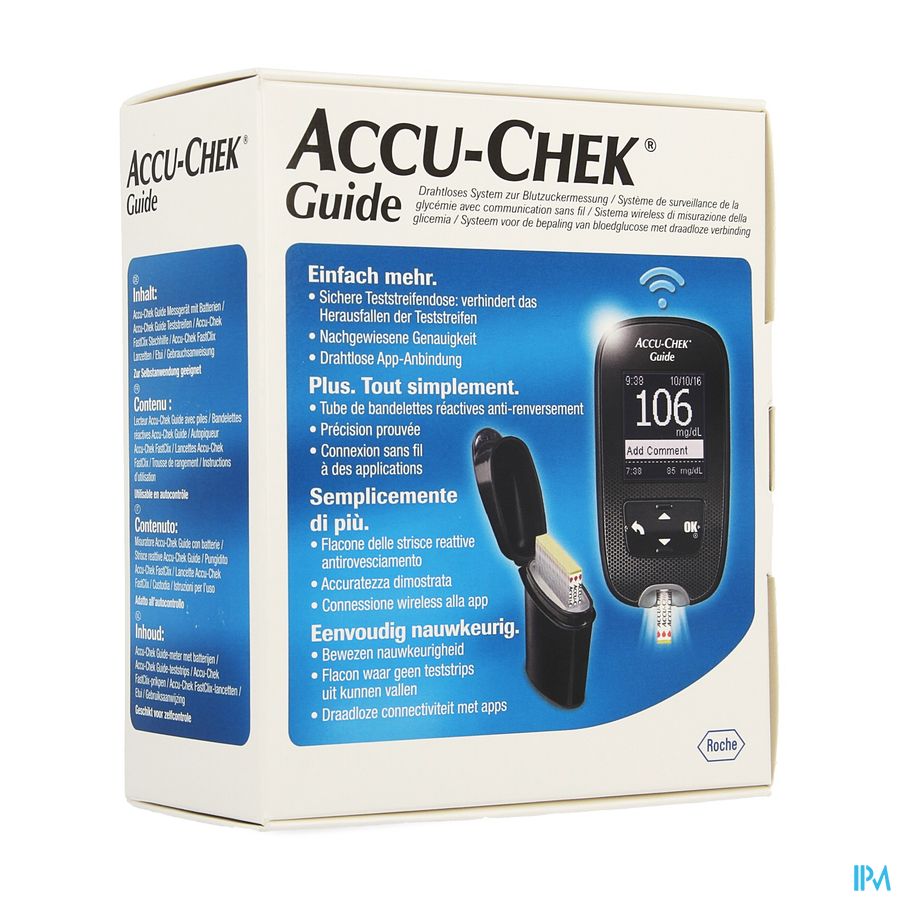 Accu Chek Guide Kit Lecteur De Glycemie mg/dl