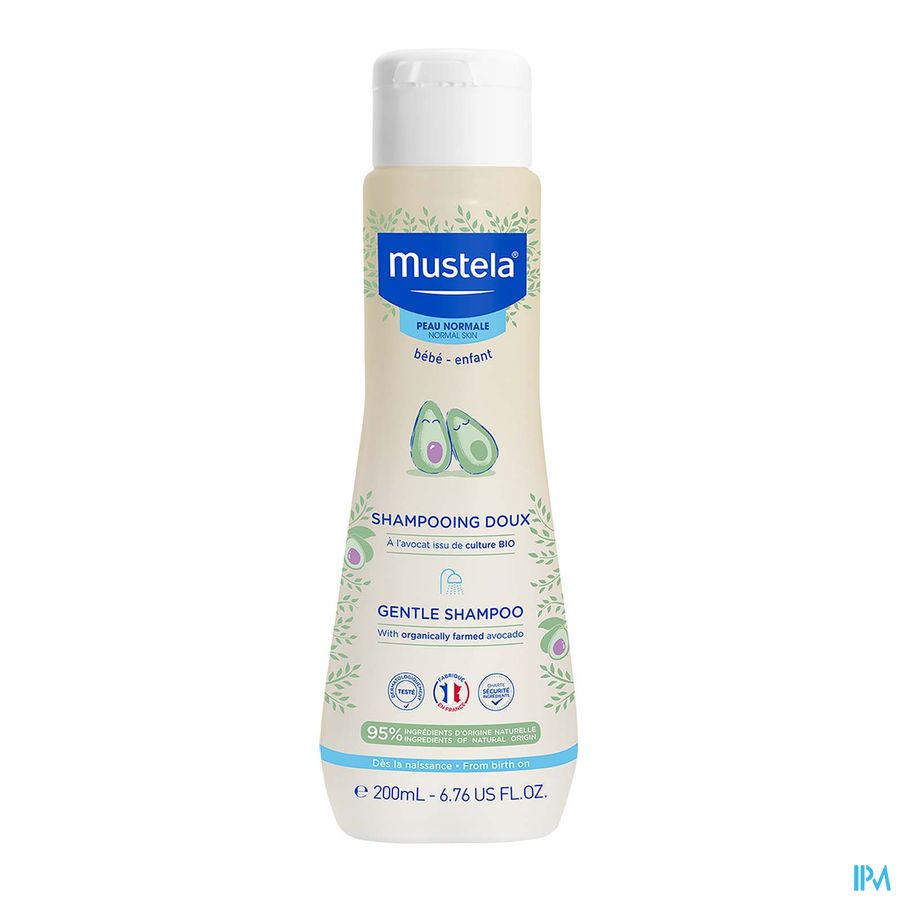 Mustela Bebe Enfant Shampooing Doux A l Avocat Bio 200ml